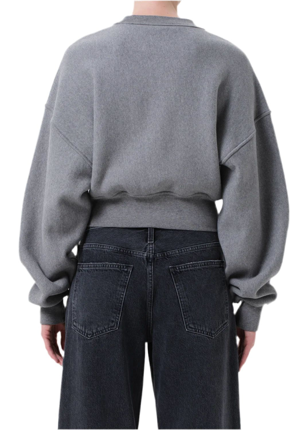 KIT SWEATSHIRT IN GREY SWEATSHIRT AGOLDE