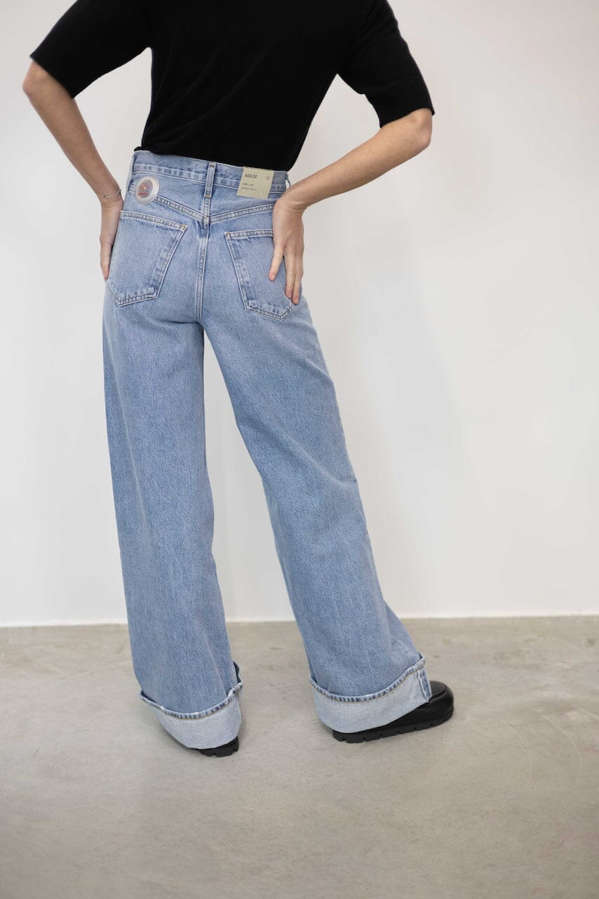 DAME WIDE LEG CUFF DETAIL JEANS JEANS AGOLDE 