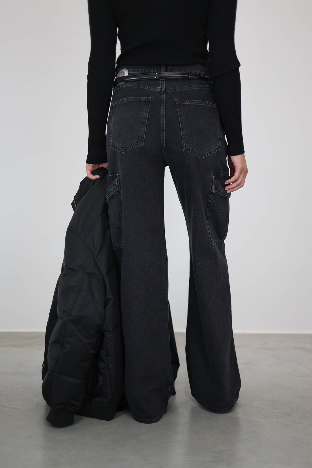 MINKA CARGO JEANS IN SPIDER JEANS AGOLDE 