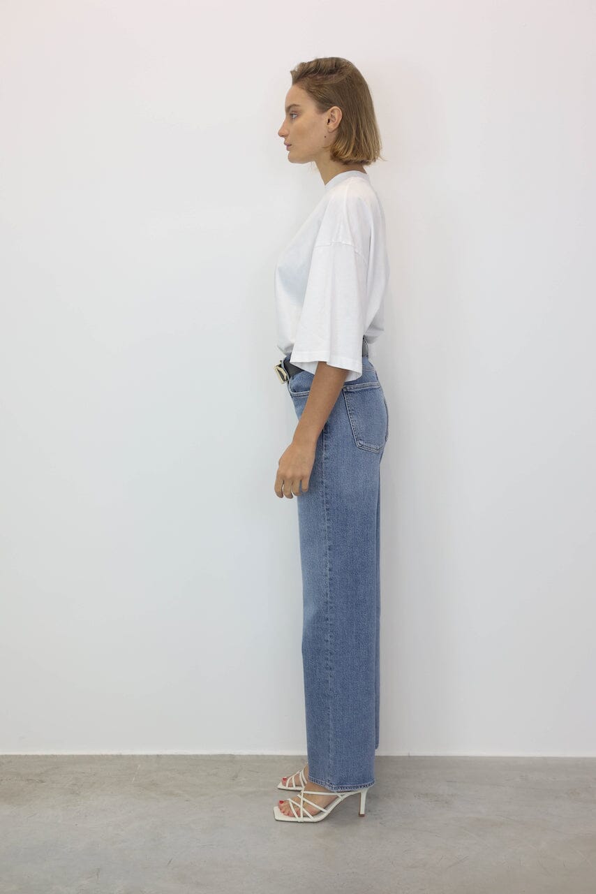 HARPER MID RISE STRAIGHT LEG JEANS IN FLASH JEANS AGOLDE 