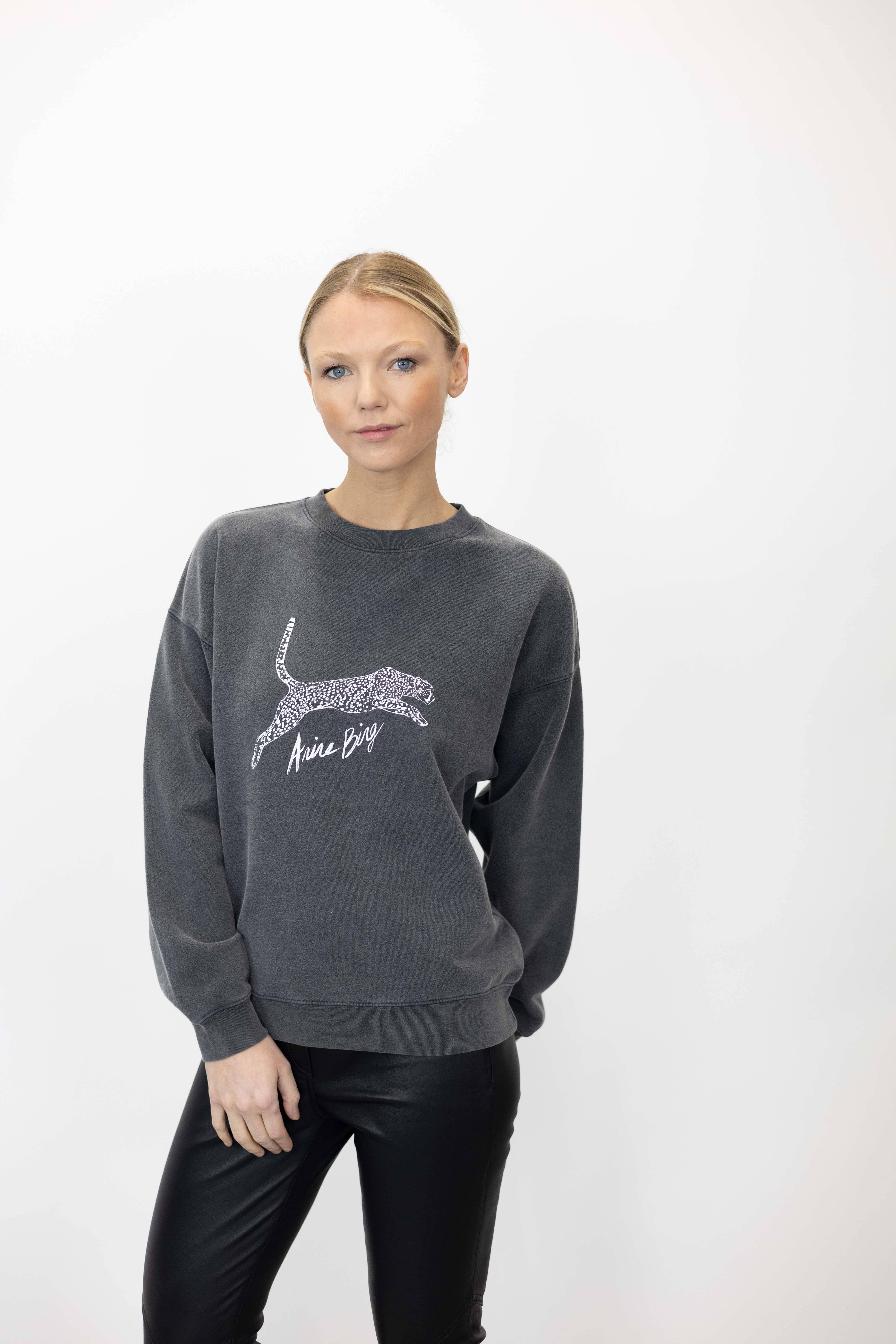 SPENCER SWEATSHIRT LEOPARD PRINTED KURE