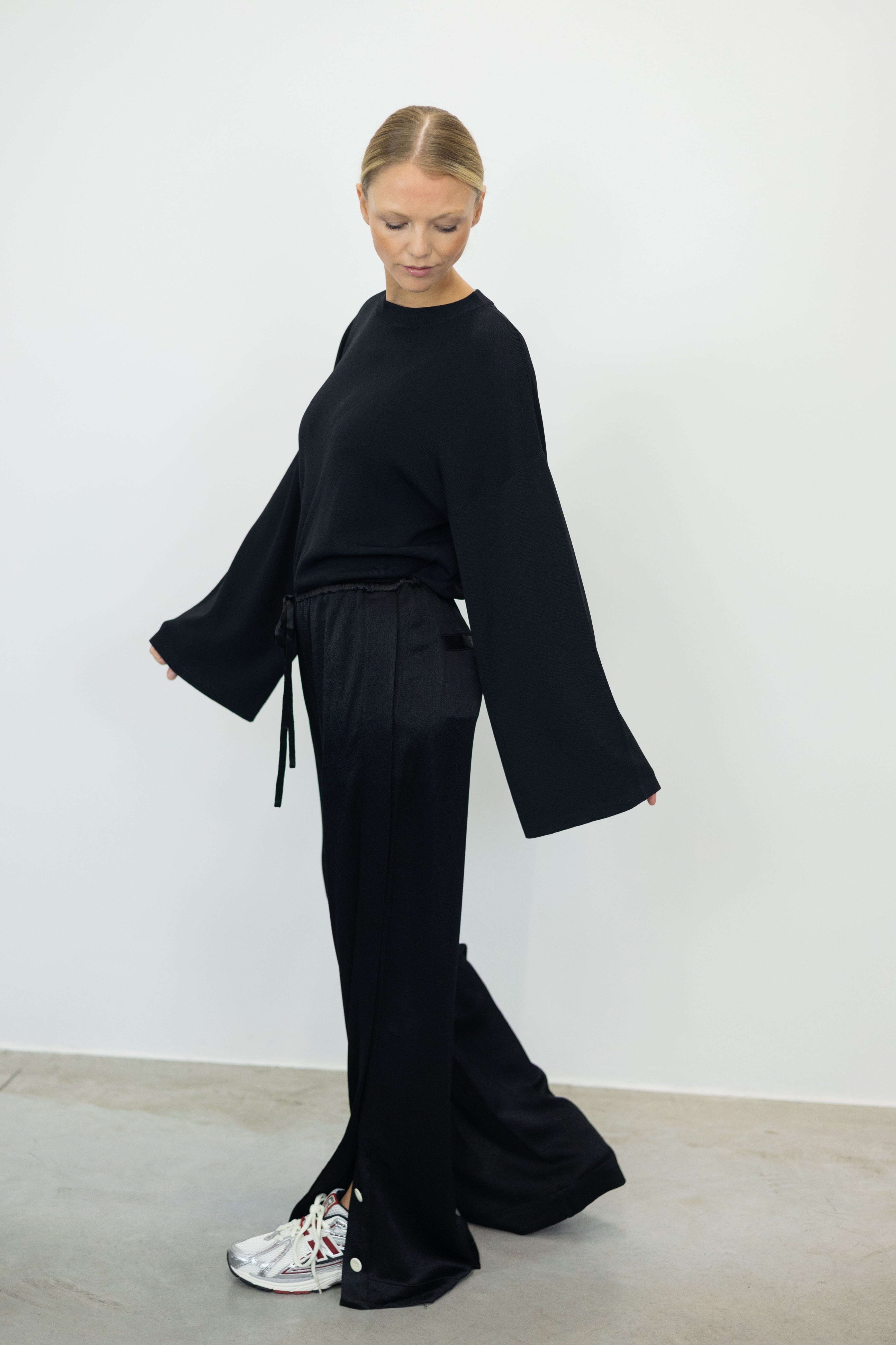 HAZEL FLUID VISCOSE WIDE LEG PANTS PANTS PROENZA SCHOULER