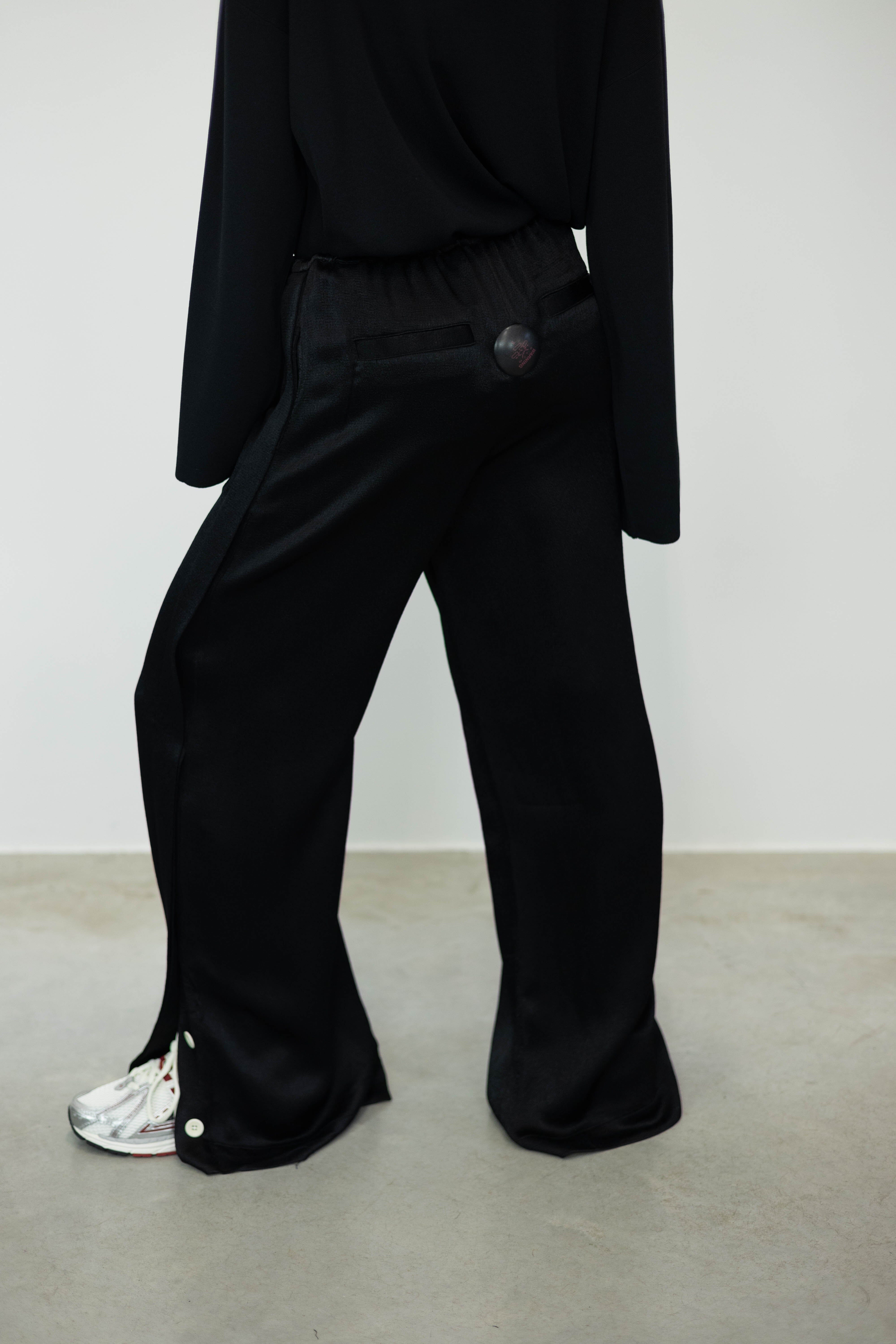 HAZEL FLUID VISCOSE WIDE LEG PANTS PANTS PROENZA SCHOULER