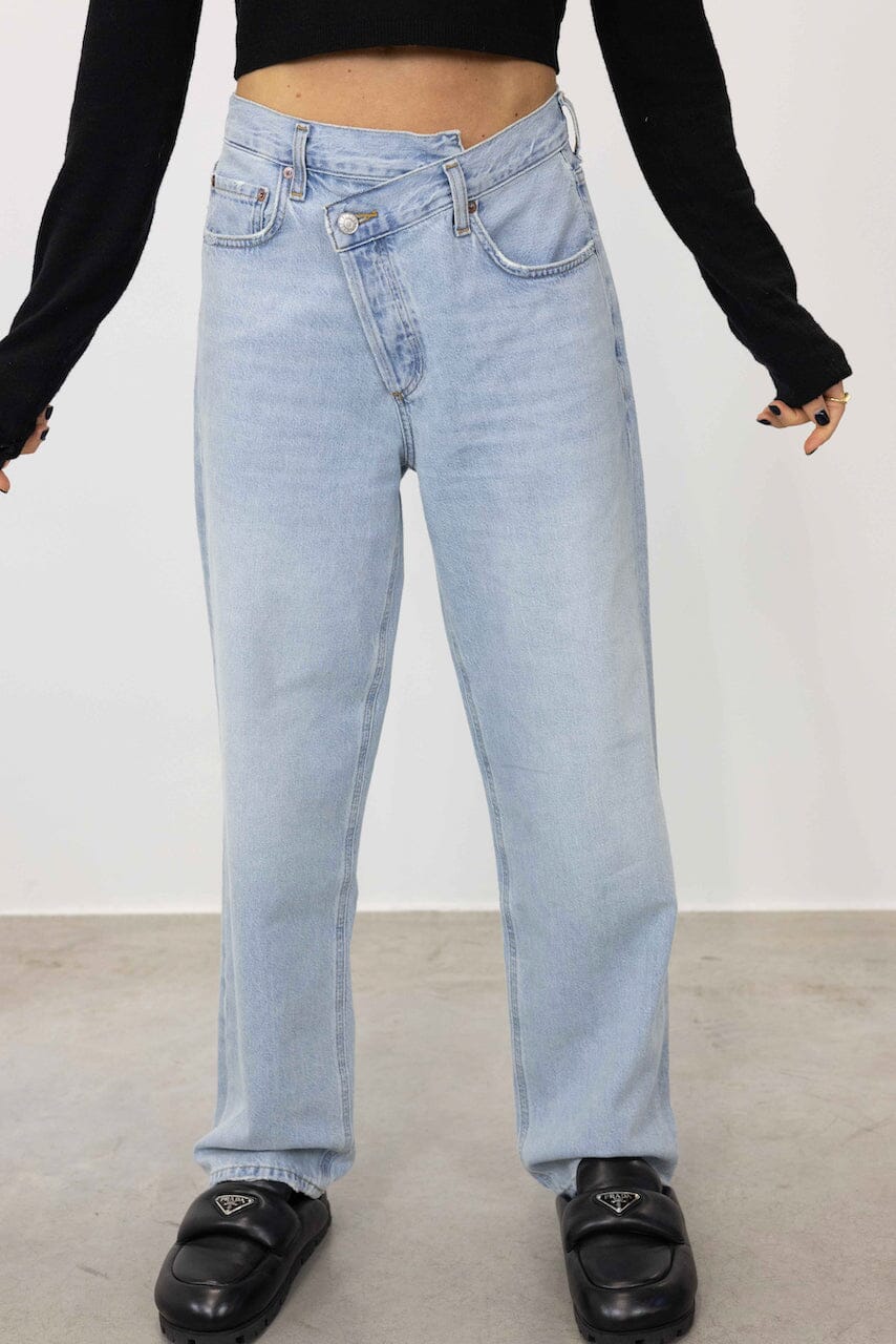 CRISS CROSS UPSIZED JEANS IN WIRED JEANS AGOLDE 