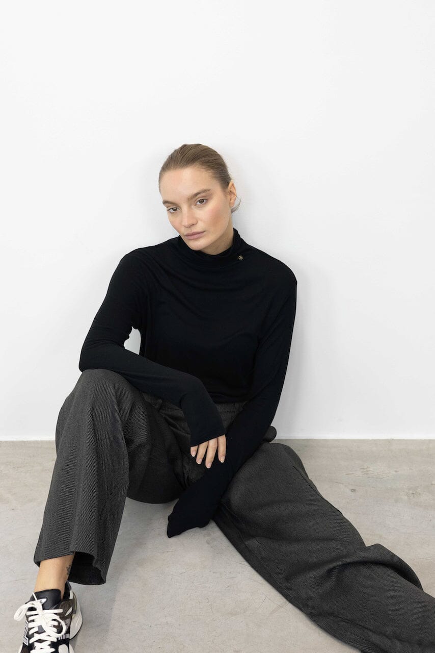 LIA CASHMERE BLEND TURTLENECK KURE