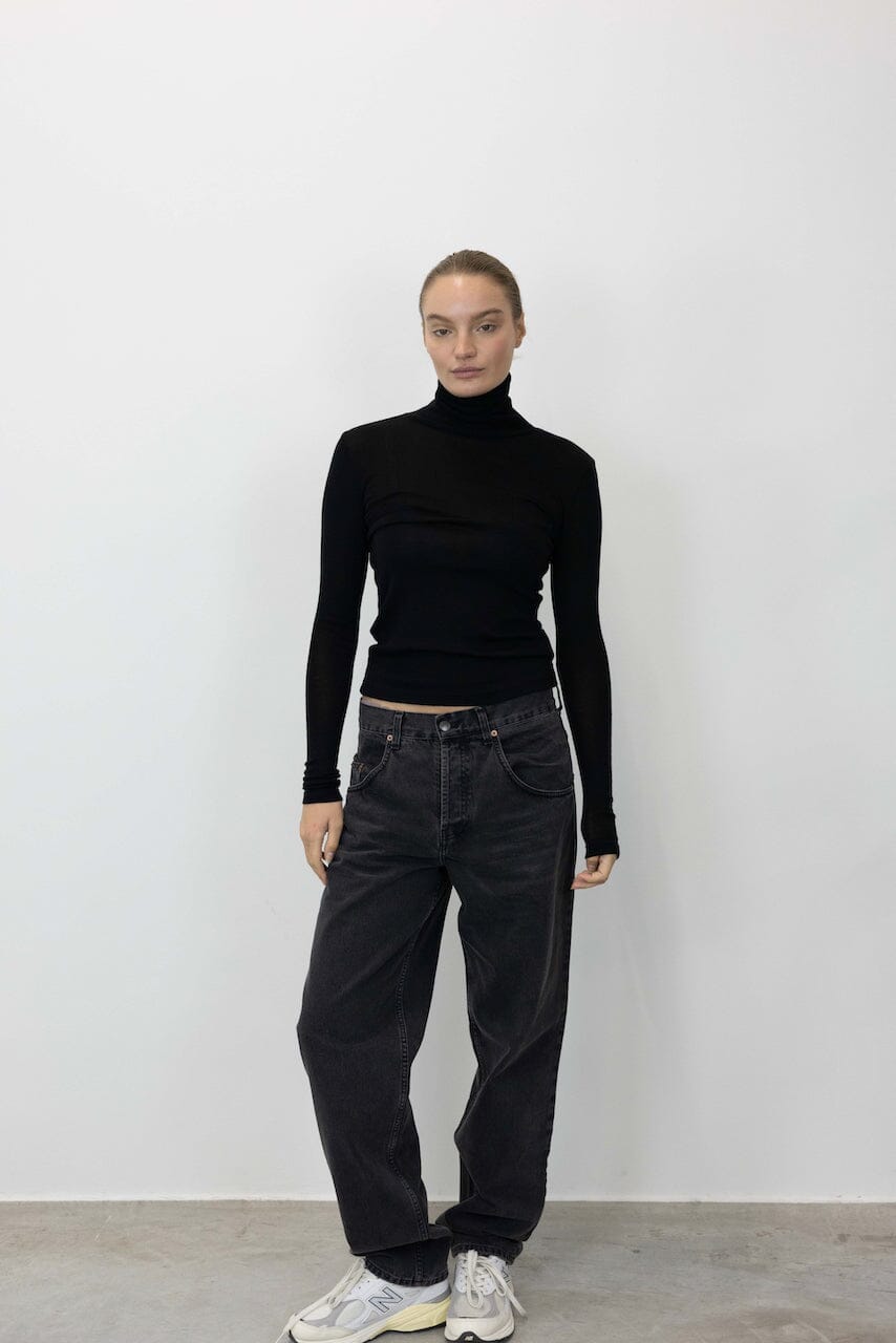 NINIA WOOL ROLLNECK TOP GESTUZ
