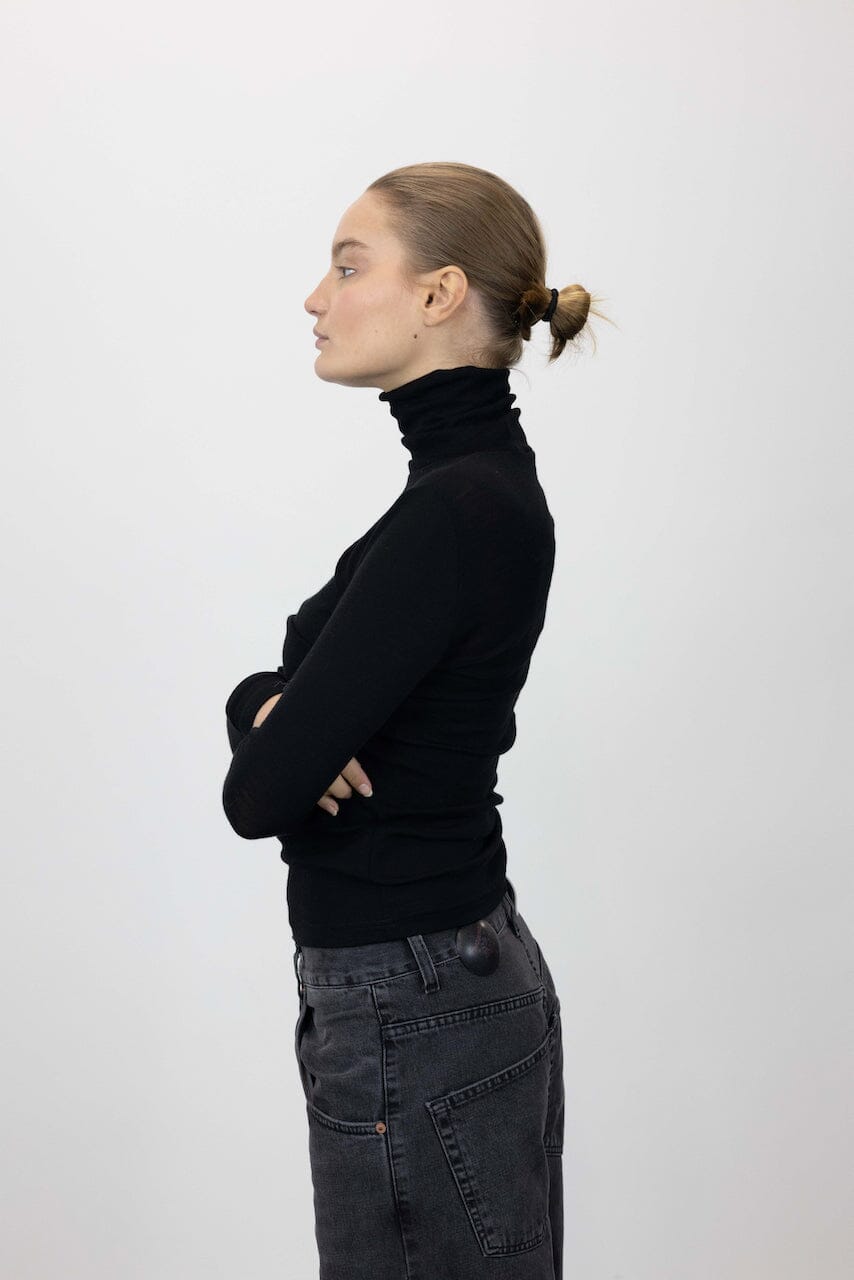 NINIA WOOL ROLLNECK TOP GESTUZ