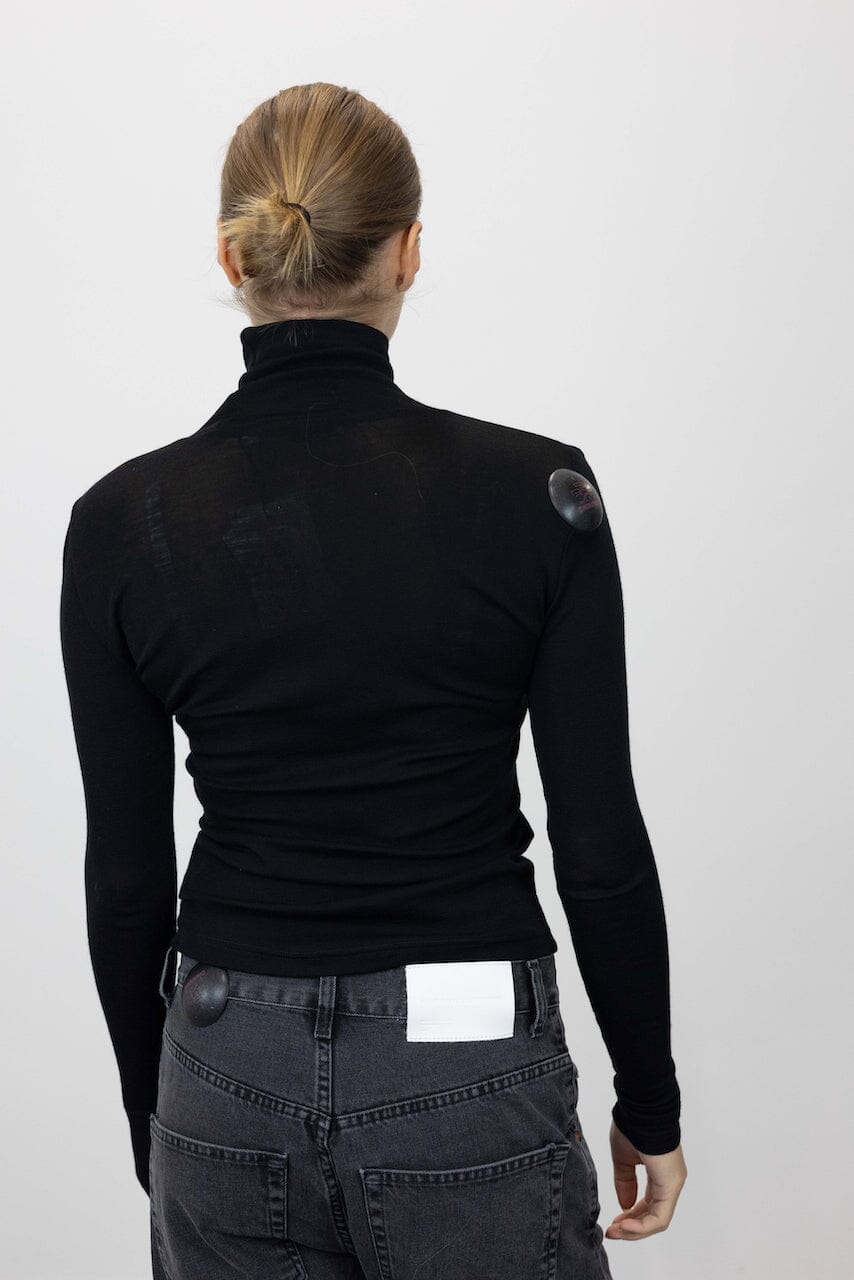 NINIA WOOL ROLLNECK TOP GESTUZ