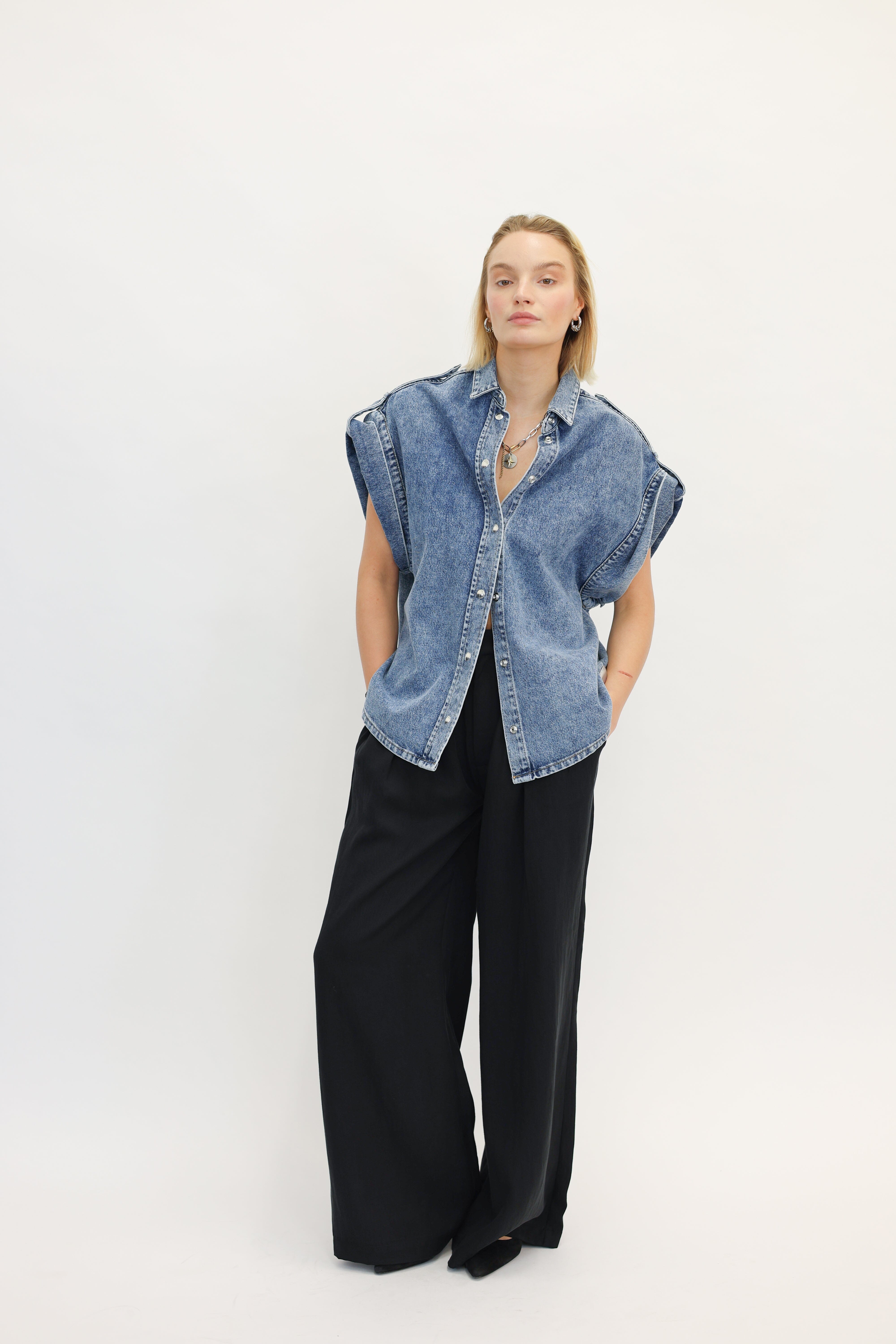 CLEVA PANTS IN BLACK PANTS ONE&OTHER