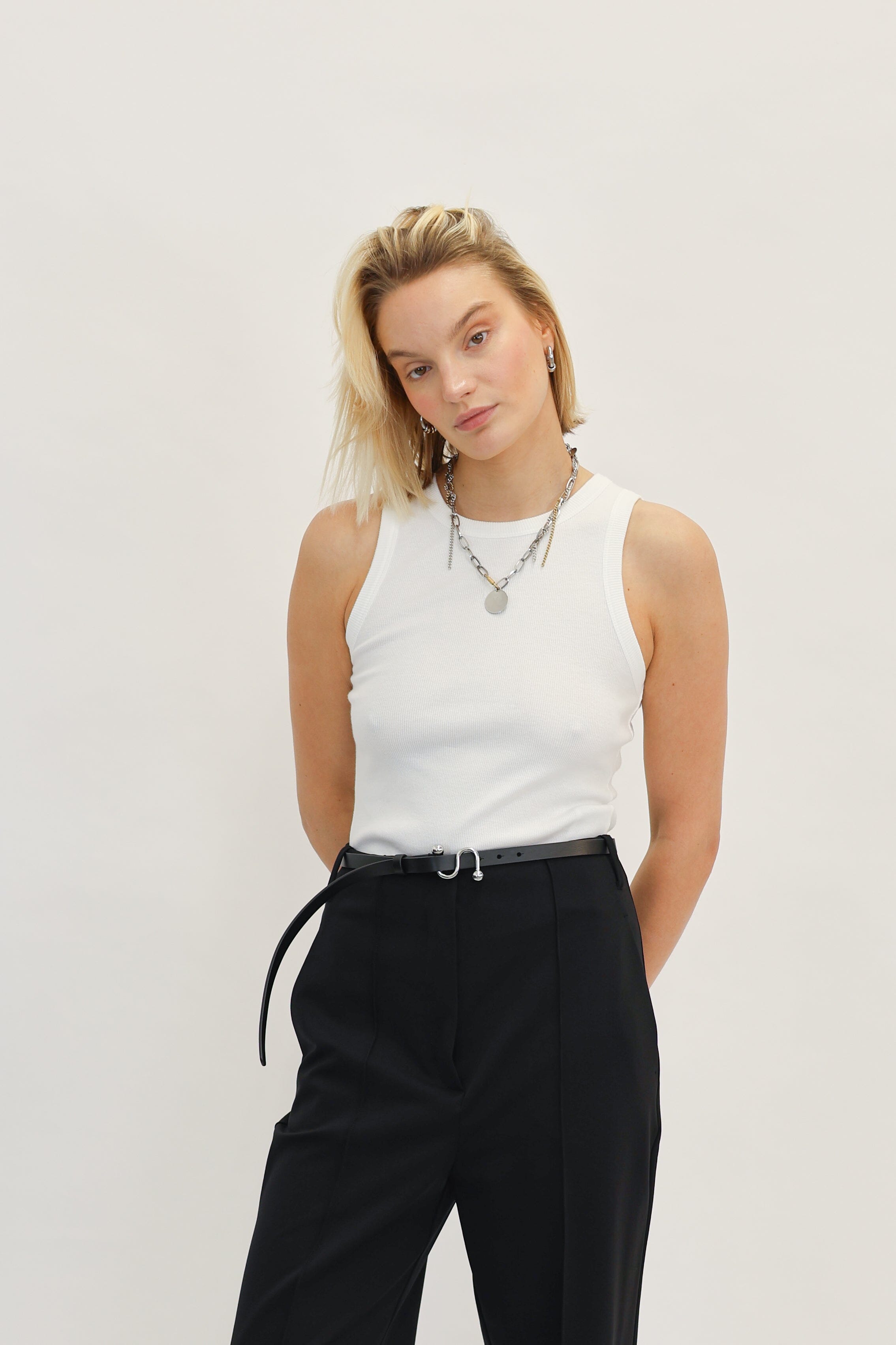 TANK TOP W’ PHILIPS A-SHIRT IN WHITE SHIRT CARHARTT