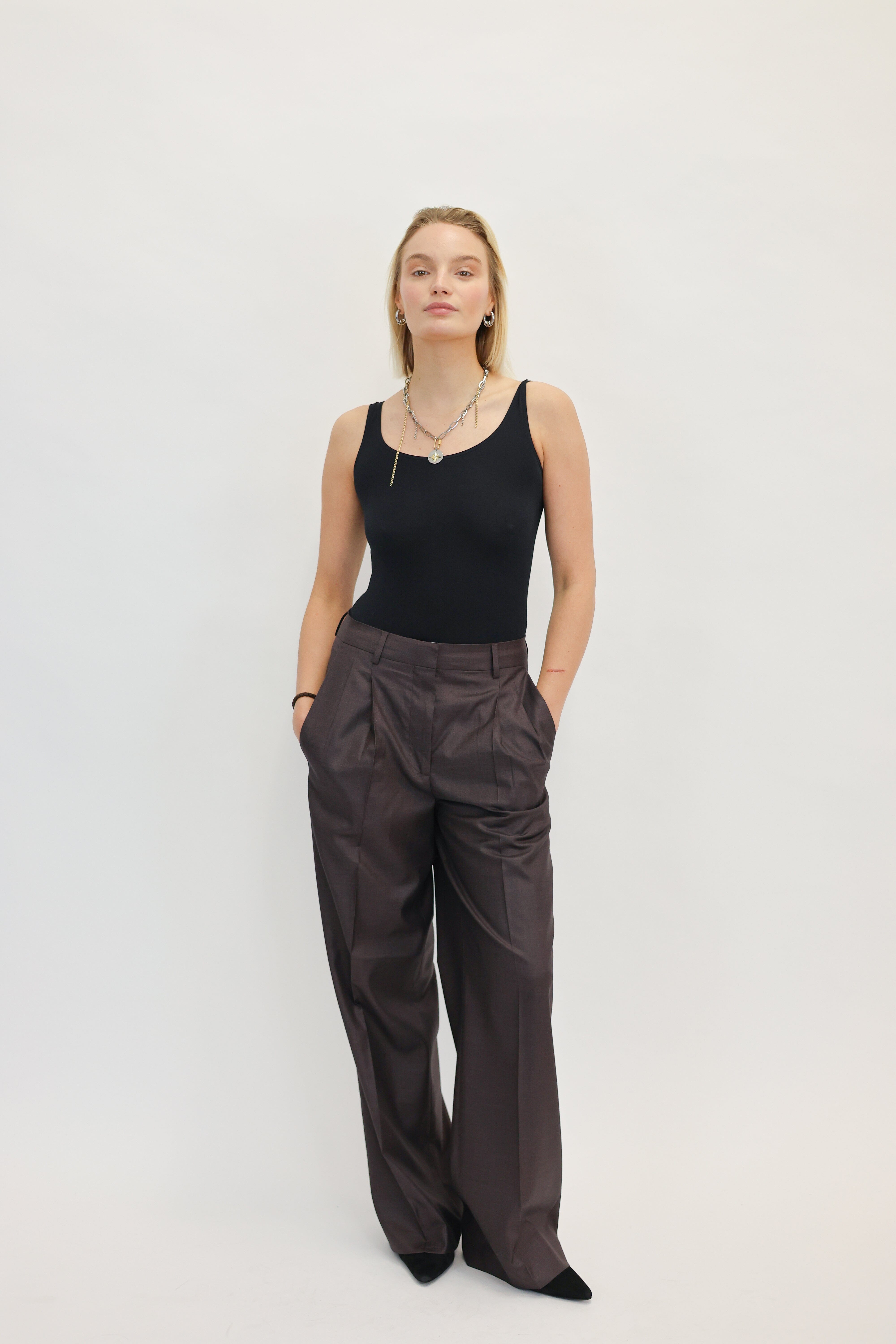JAMAIKA BODY IN BLACK BODYSUIT WOLFORD
