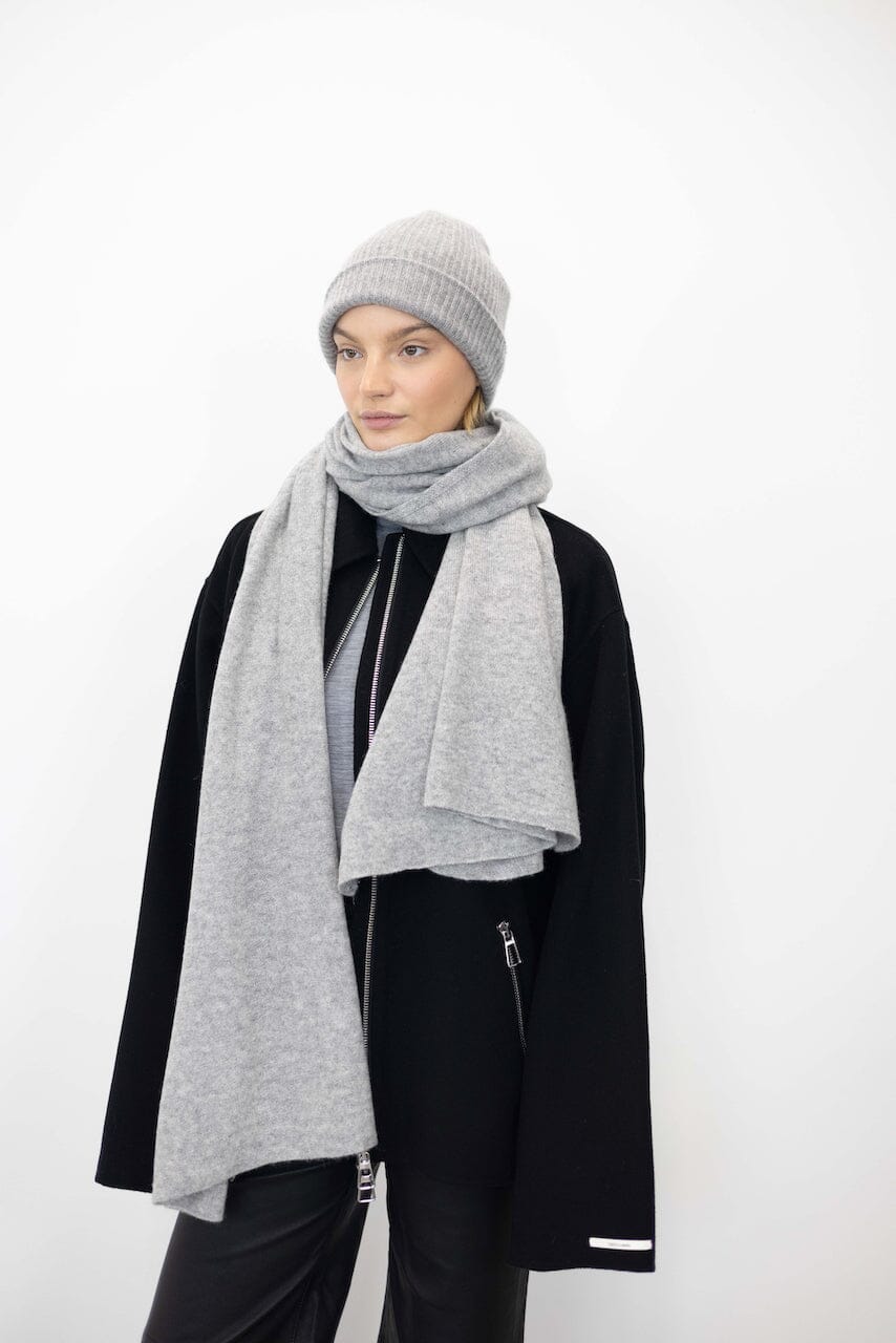 CASHMERE TRAVEL WRAP SCARF SCARF WHITE WARREN