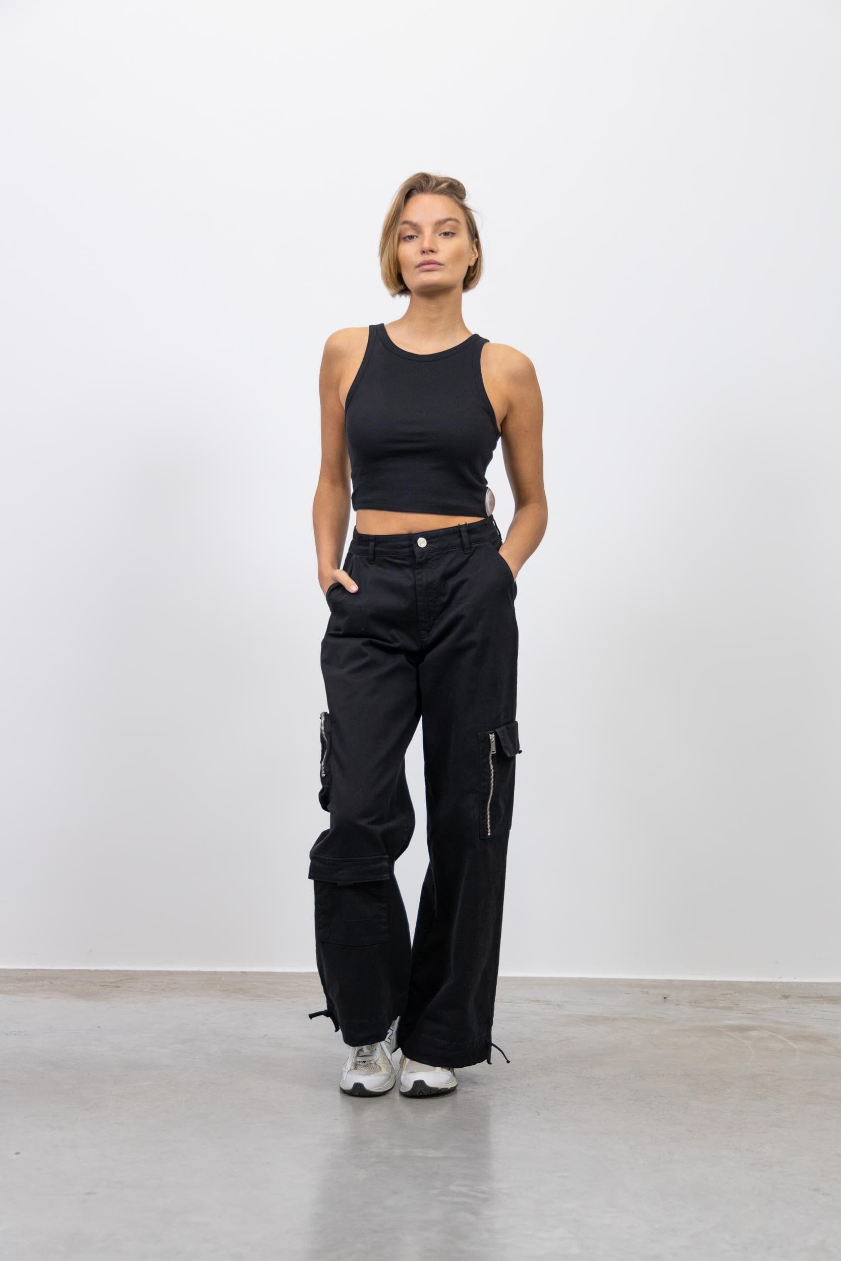 DREW CROPPED TANK TOP B TOP GESTUZ