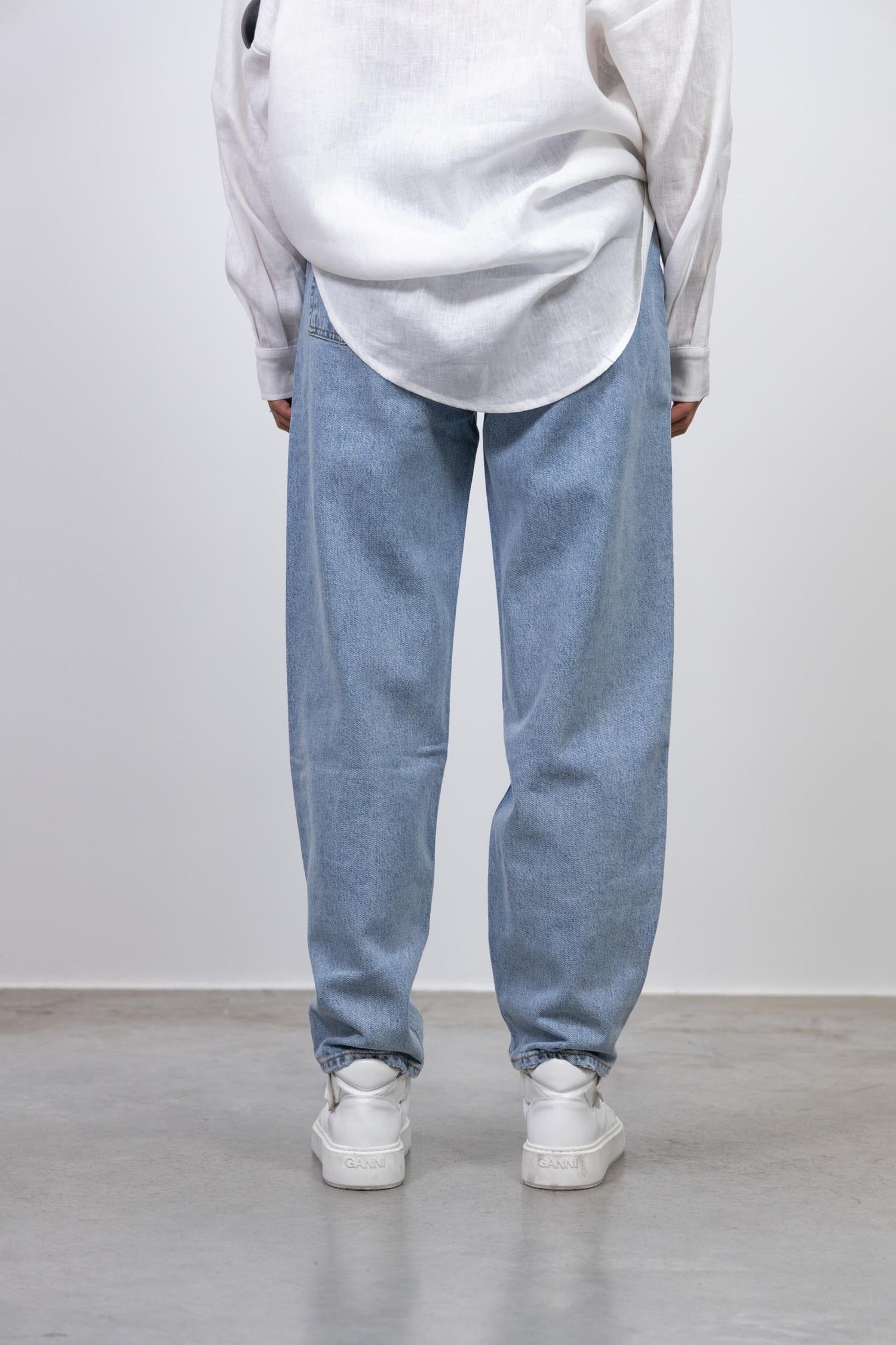 HIGH RISE TAPERED BAGGY JEANS IN DIMENSION JEANS AGOLDE 