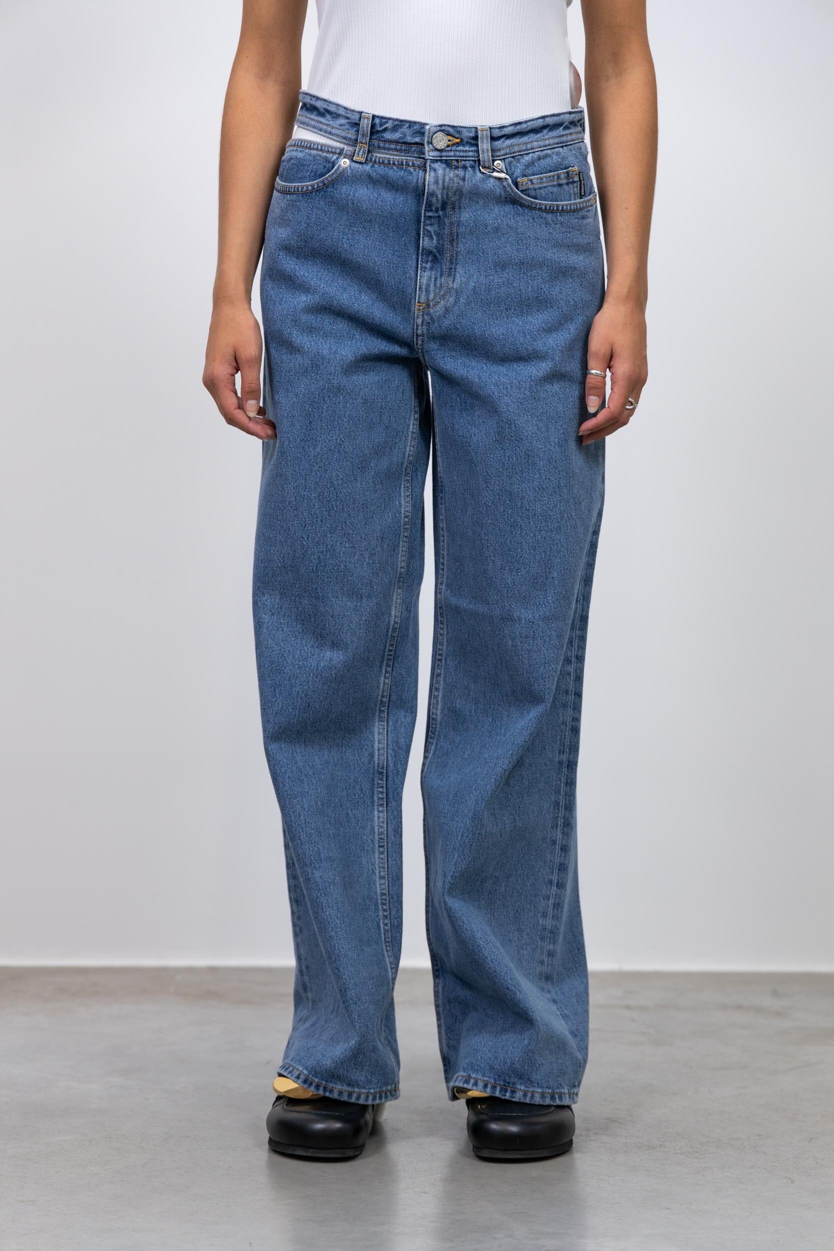 Kiri Cut Out Wide Leg Jeans Kure