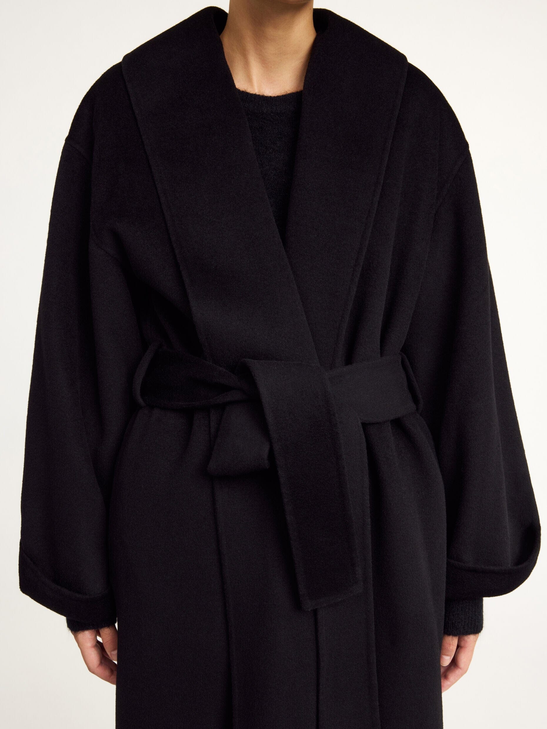 TRULLEM COAT IN BLACK COAT BY MALENE BIRGER