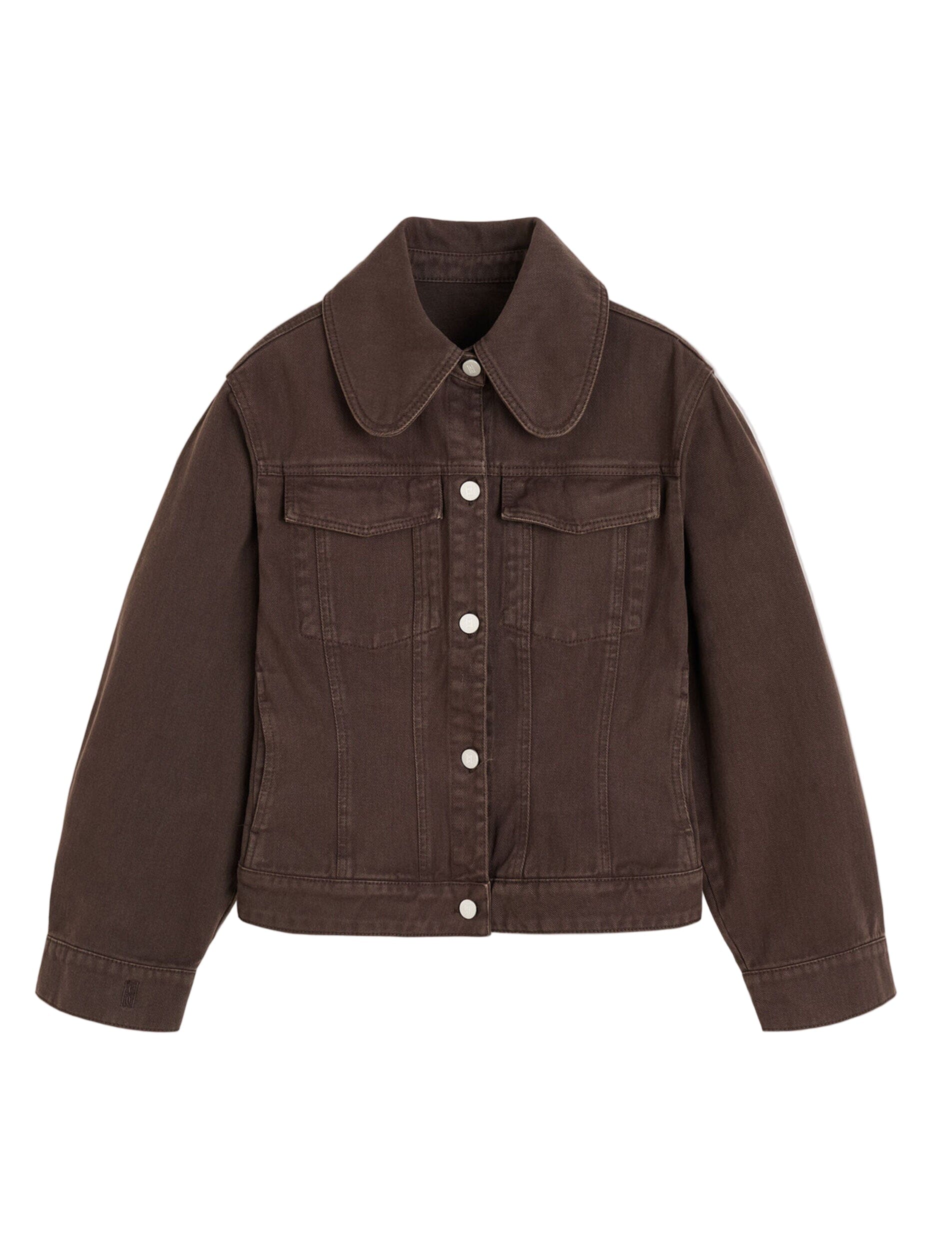 VILLIES DENIM JACKET IN BROWN JACKET BY MALENE BIRGER