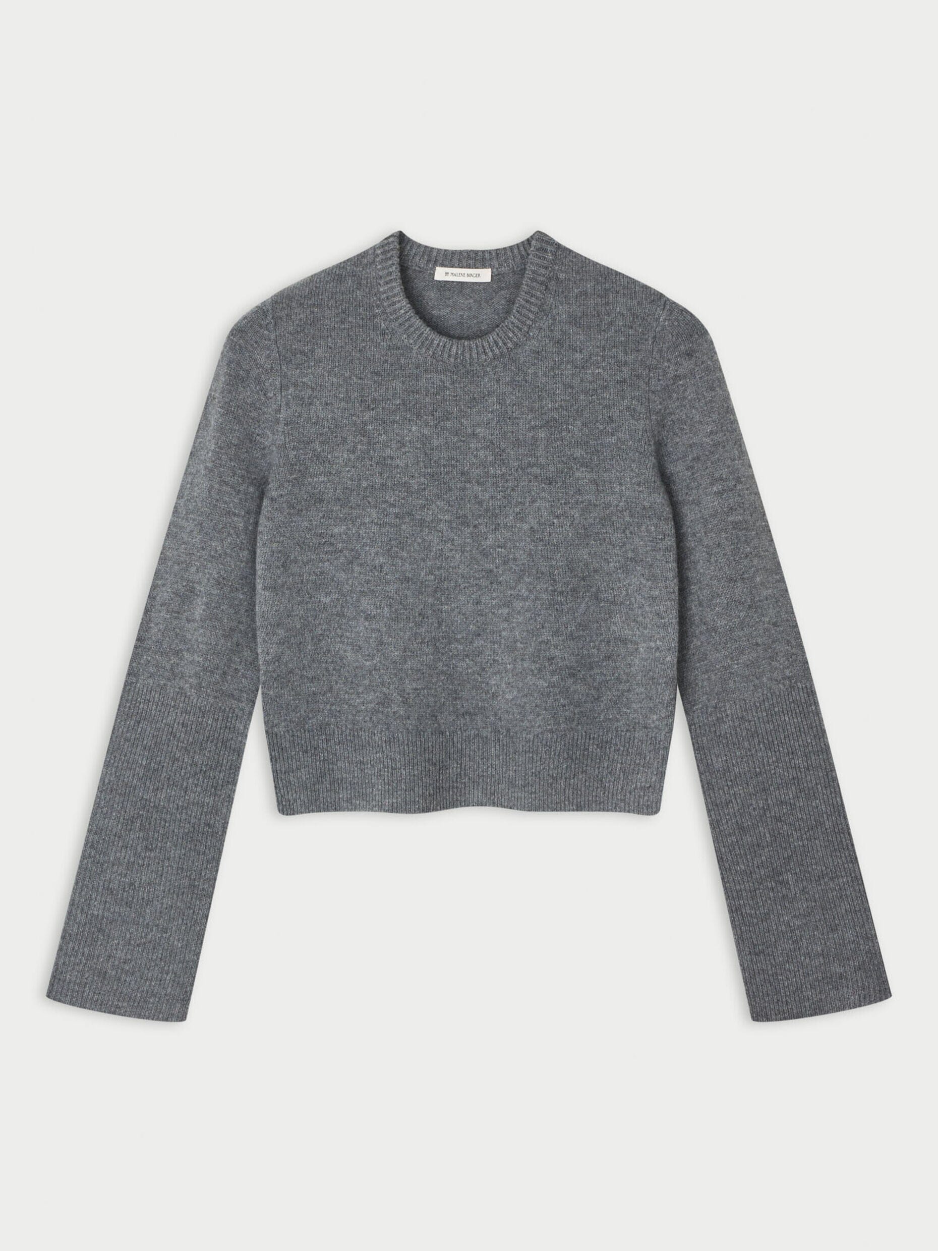 HANNAH SWEATER IN GREY KNIT BY MALENE BIRGER
