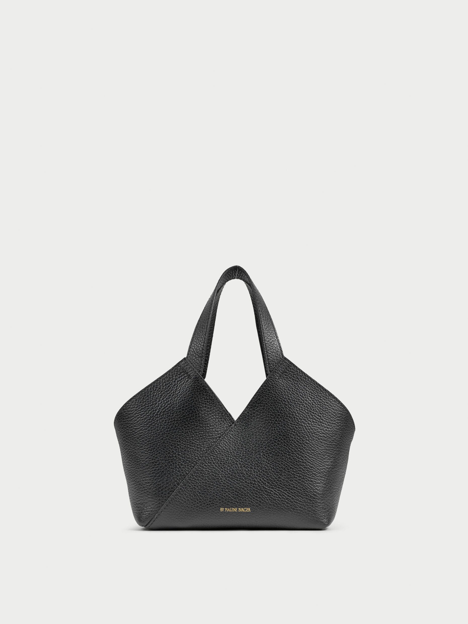 LULLE LEATHER BAG IN BLACK BAG BY MALENE BIRGER