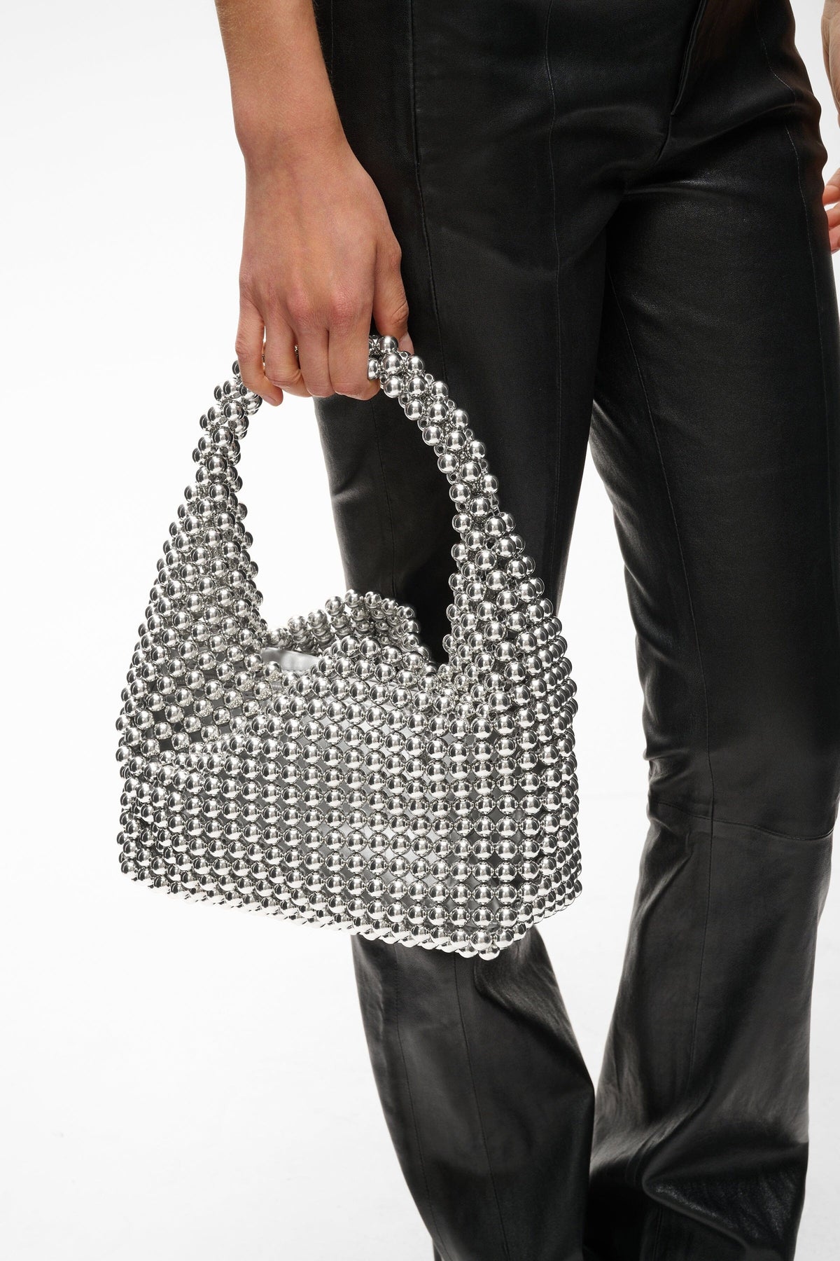 PERLIE BAG IN SILVER BAG GESTUZ