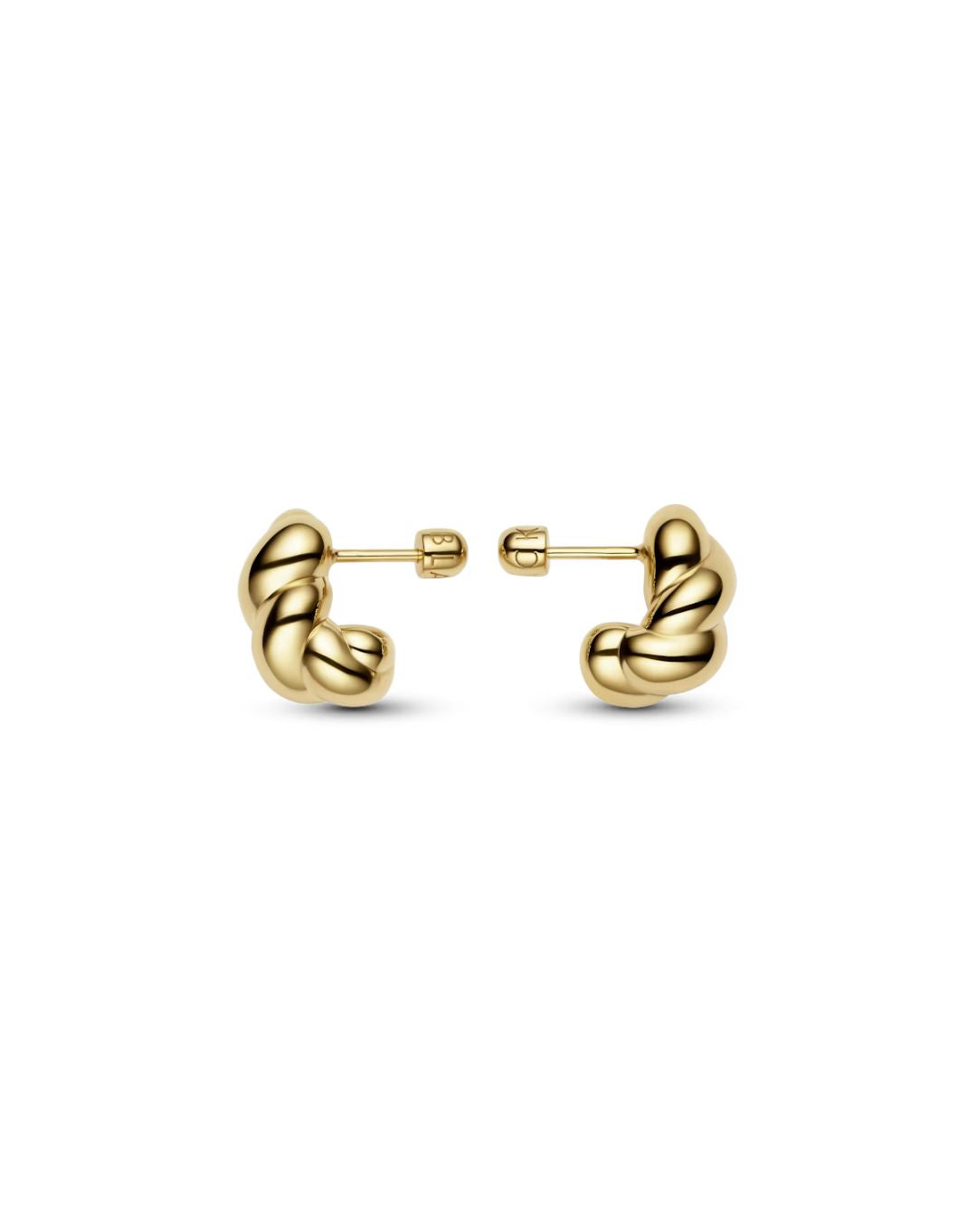 ROBE EARRING PAIR SMALL IN GOLD EARRINGS MARIA BLACK