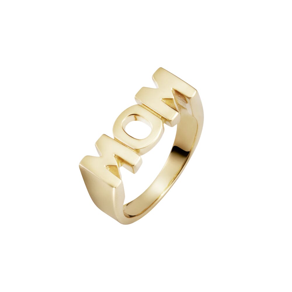 MOM GOLD PLATED RING jewelry MARIA BLACK 