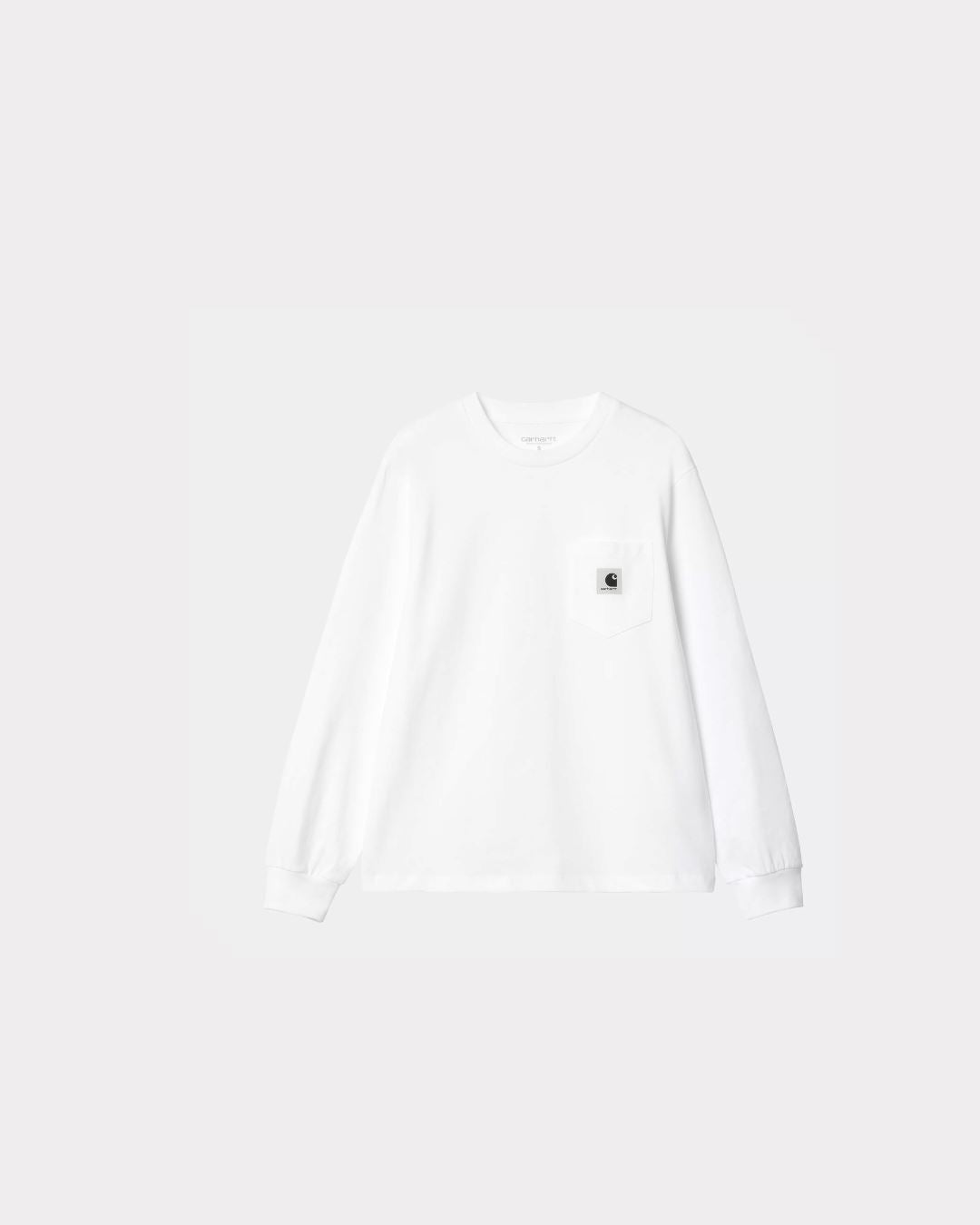 LONGSLEEVES POCKET T-SHIRT IN WHITE T-SHIRT CARHARTT
