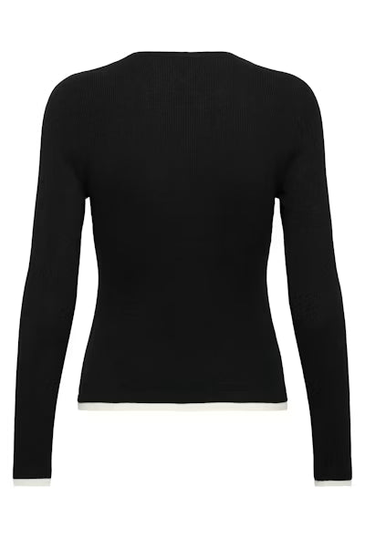 TRISHA PULLOVER IN BLACK PULLOVER GESTUZ