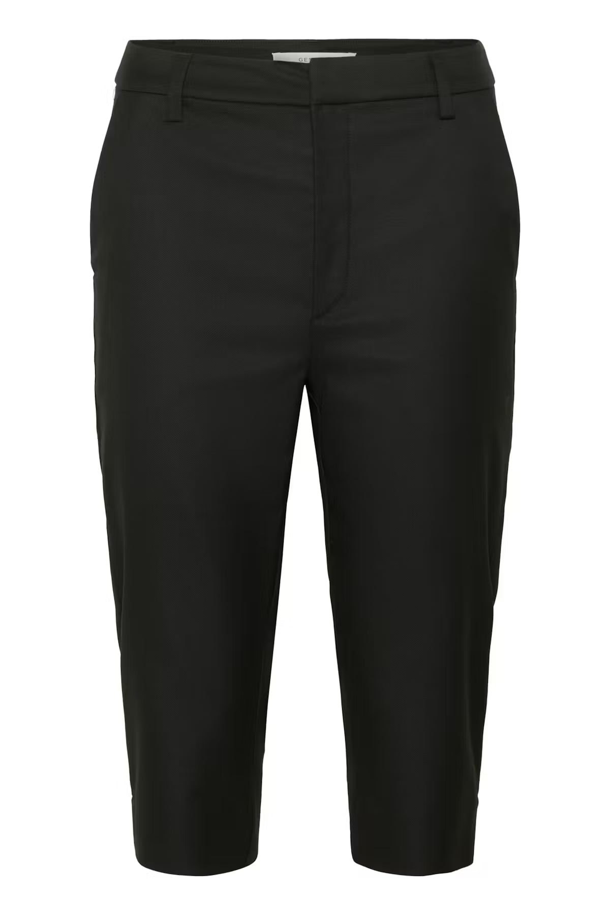 PAULINE HW CAPRI PANTS-BLACK CAPRI PANTS GESTUZ