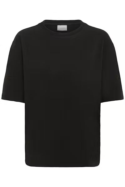 TIMA SS TEE IN BLACK TEE GESTUZ