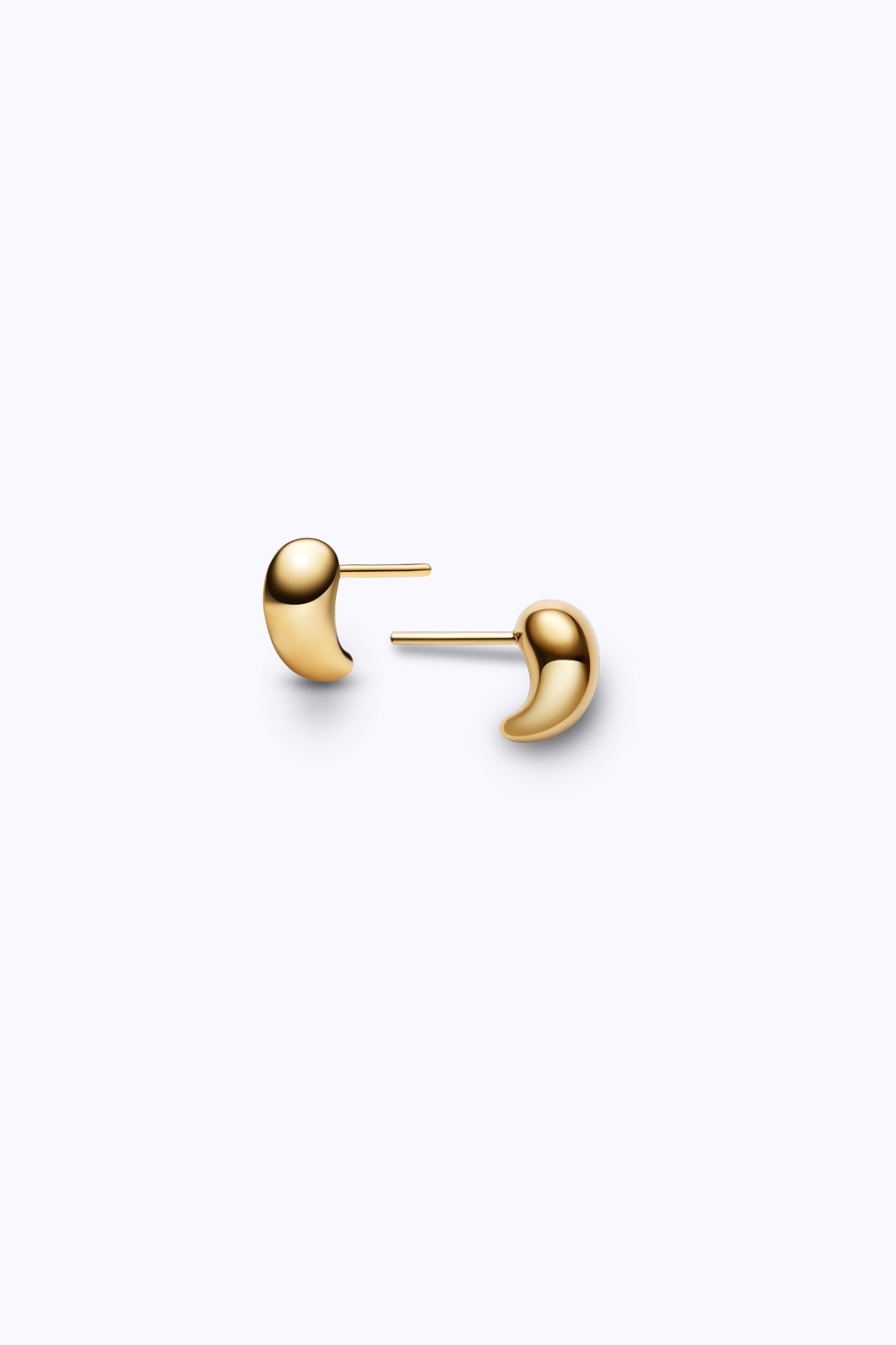 SAGENE STUD PAIR GOLD JEWELRY MARIA BLACK