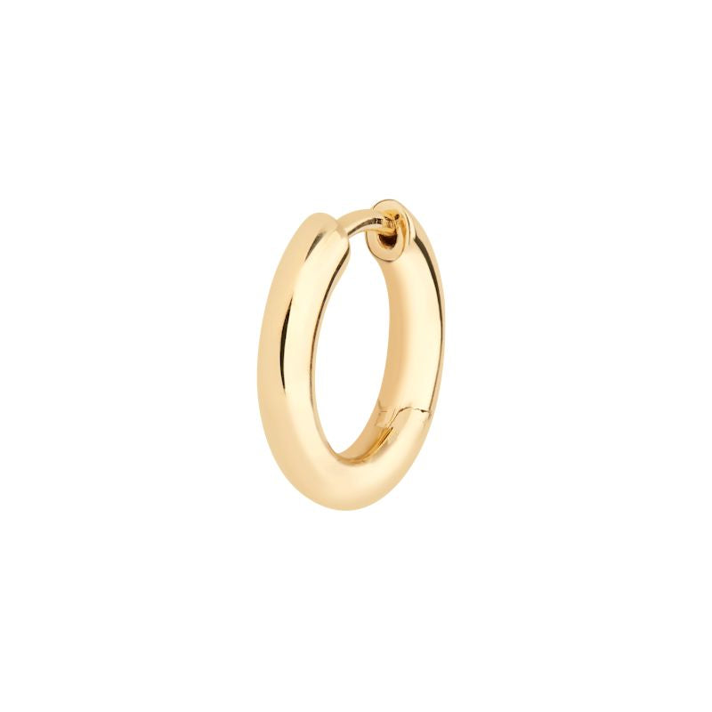SLATE 12 HUGGIE UNIT IN GOLD EARRING MARIA BLACK