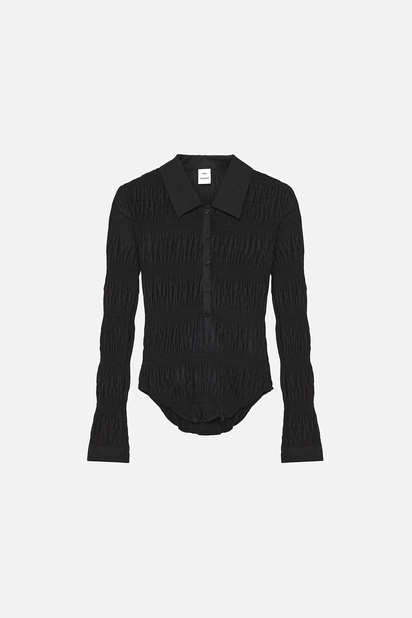 ELIANA POLO SHIRT IN BLACK POLO WON HUNDRED