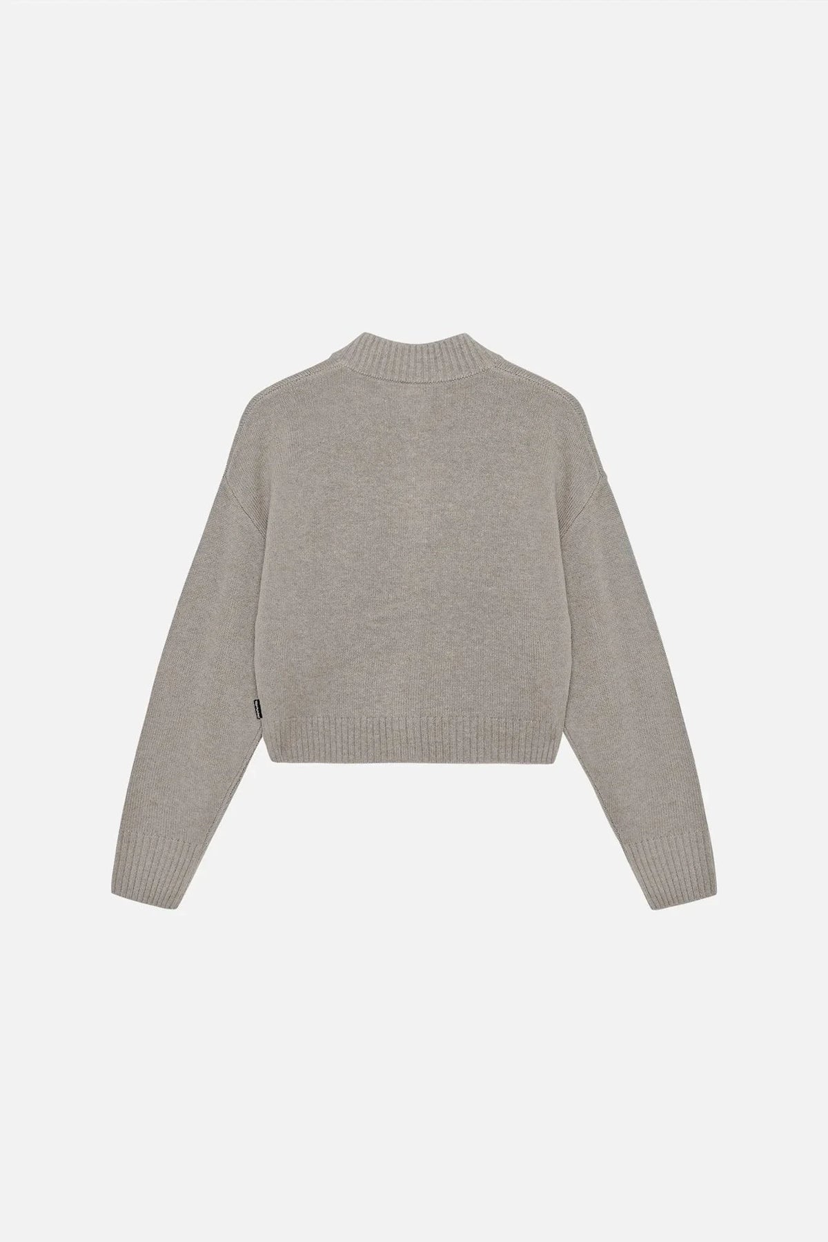 ALEA CASHMERE KNIT CARDIGAN FROST IN GRAY CARDIGAN WON HUNDRED