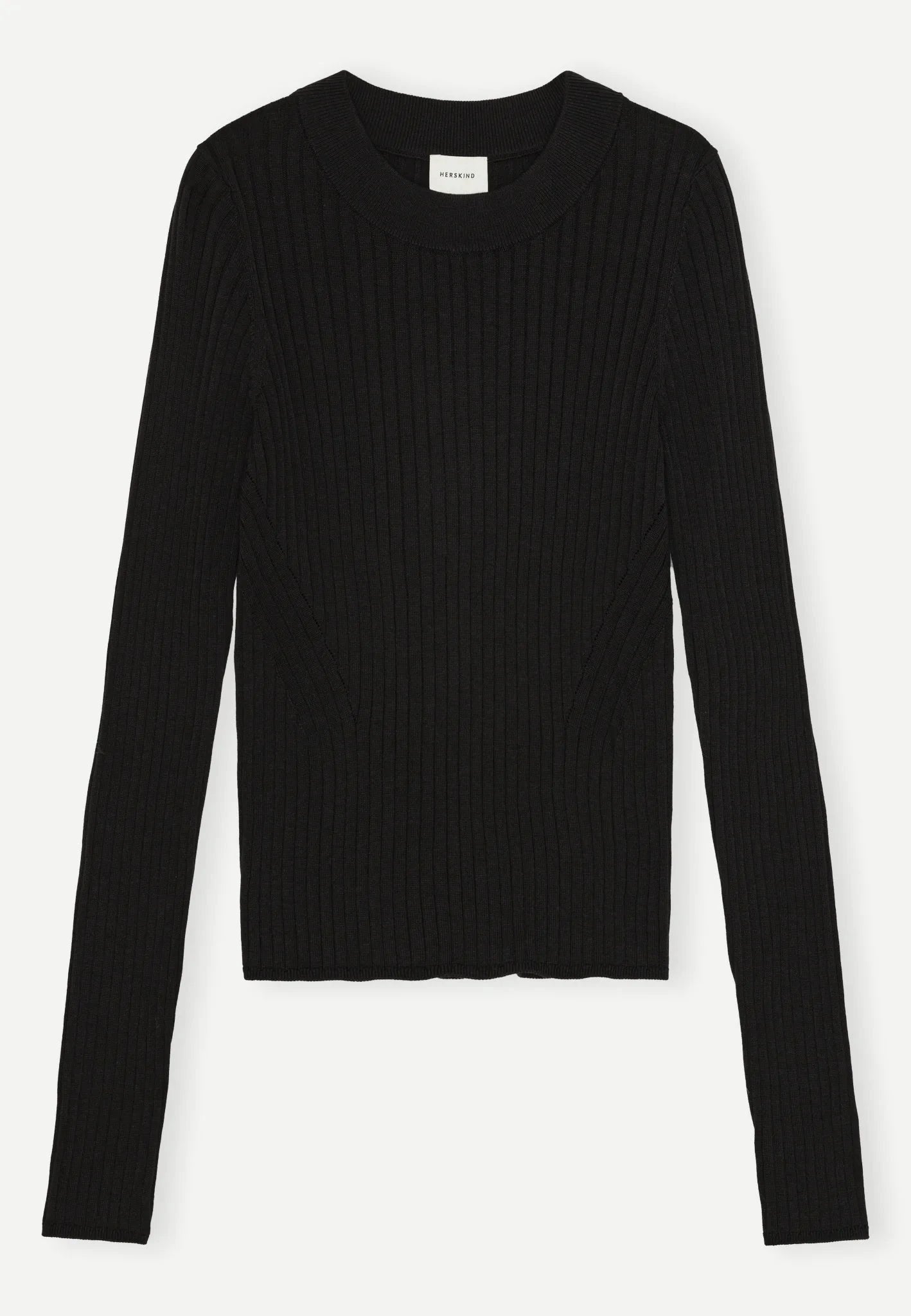DANIELLA KNIT BLOUSE IN BLACK KNIT HERSKIND