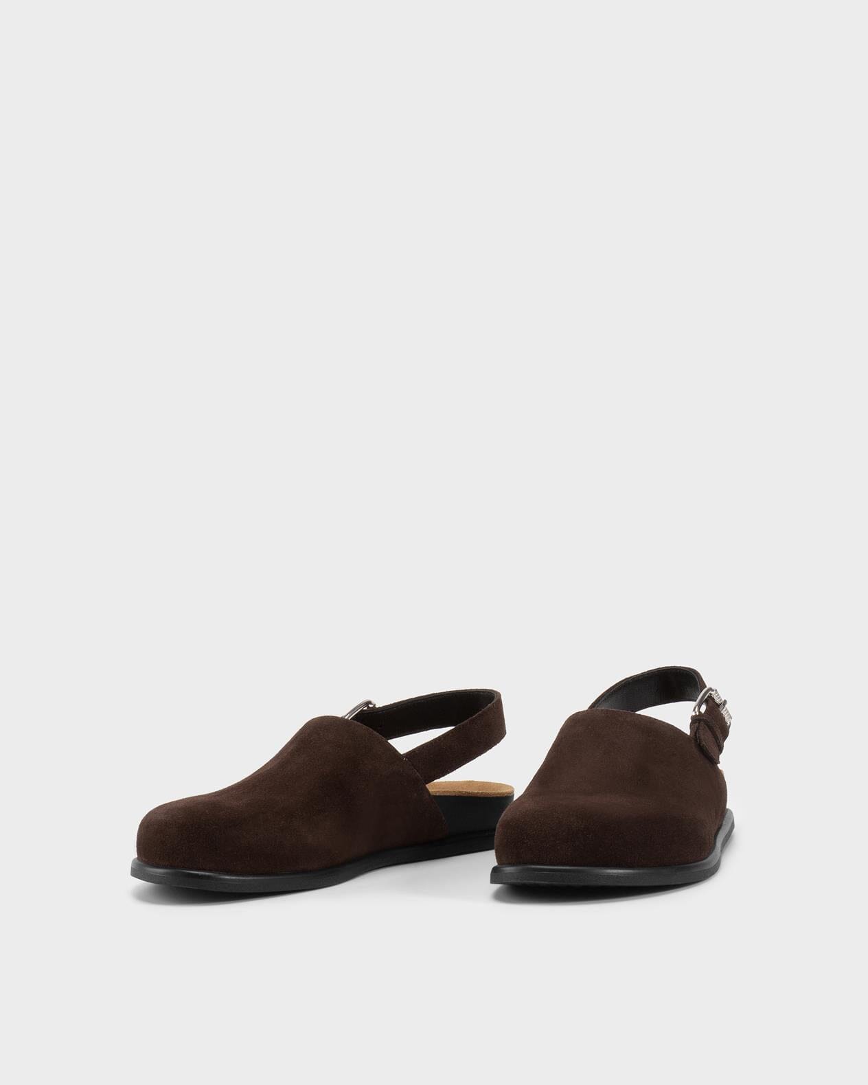 EFFIE MULES IN DARK BROWN SHOES VAGABOND