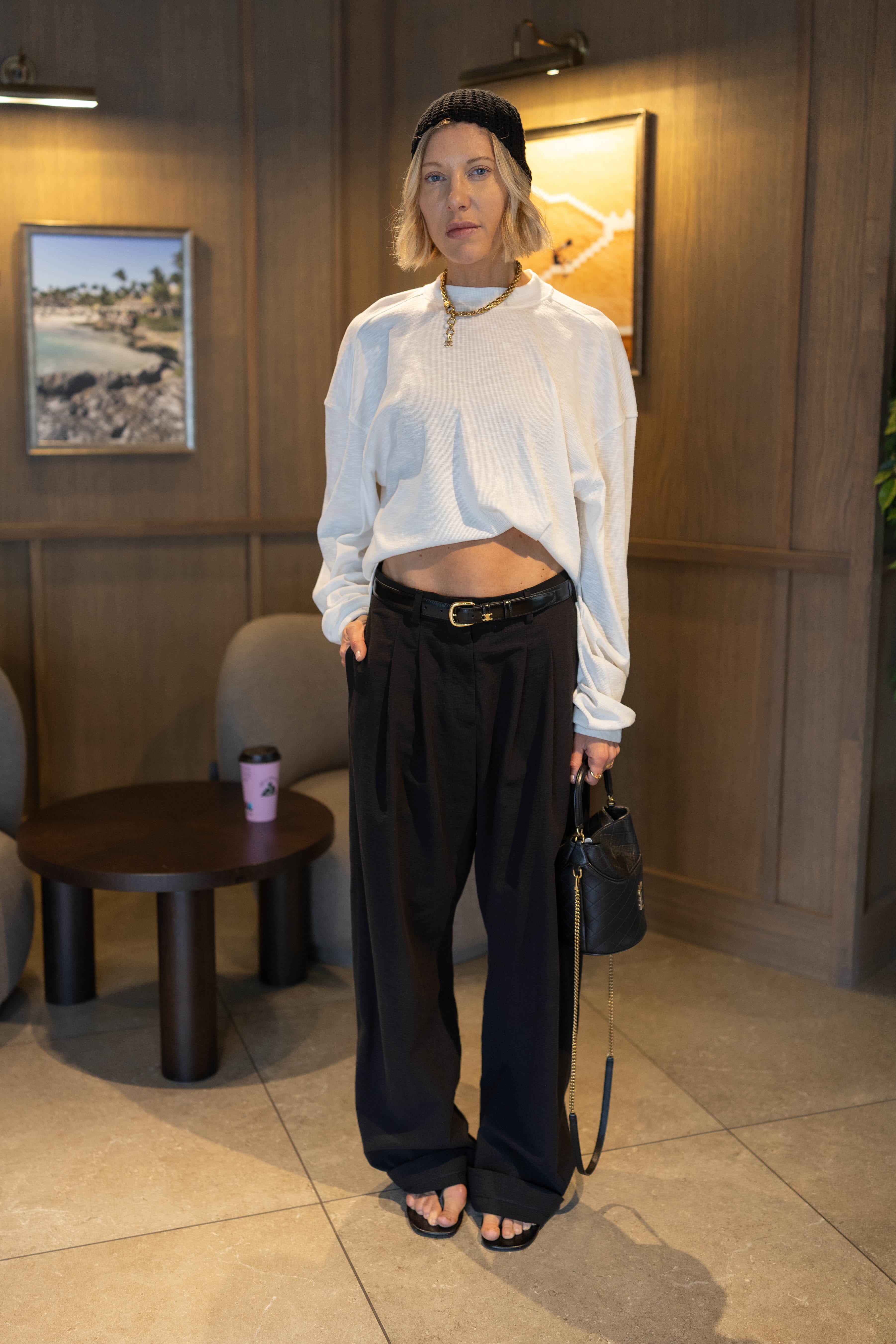 SEKA RAW SILK PANTS IN BLACK PANTS NANUSHKA