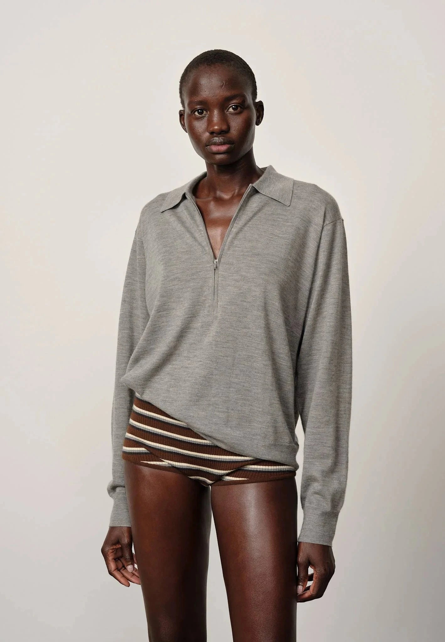 AGATHA CASHMERE KNIT IN LIGHT GREY KNIT HERSKIND