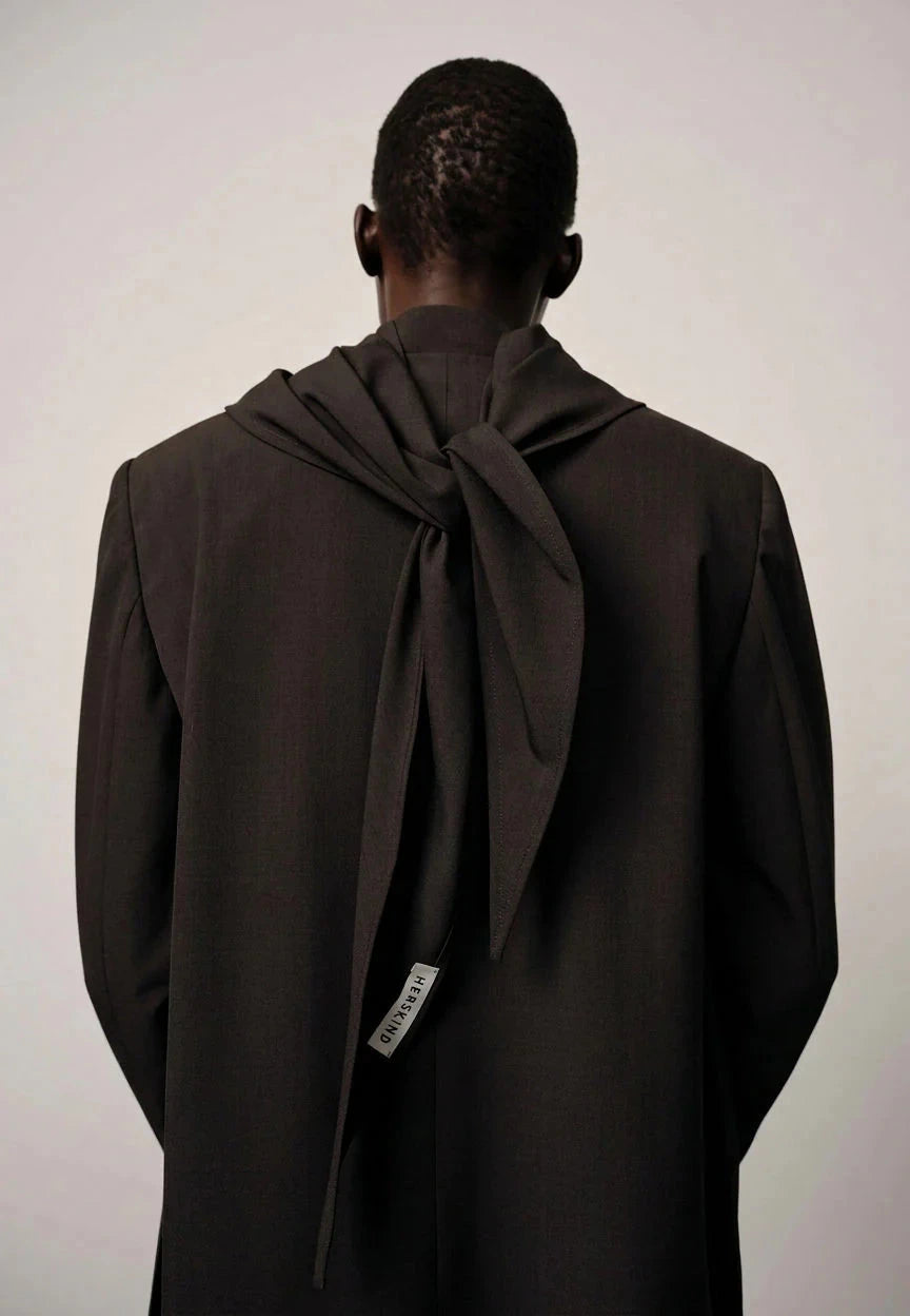 LIV SCARF IN IRON SCARF HERSKIND