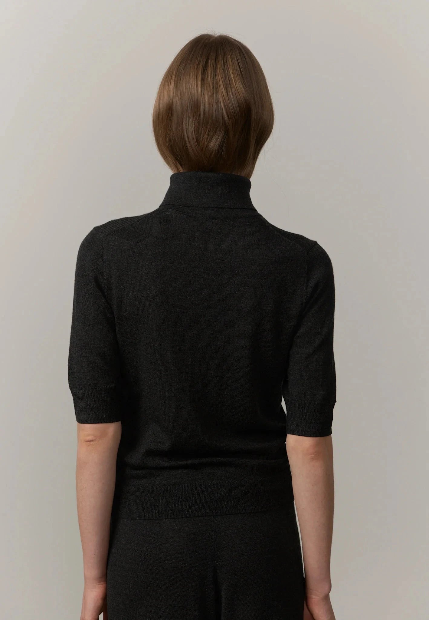 PERRY KNIT BLOUSE IN DARK GREY KNIT HERSKIND