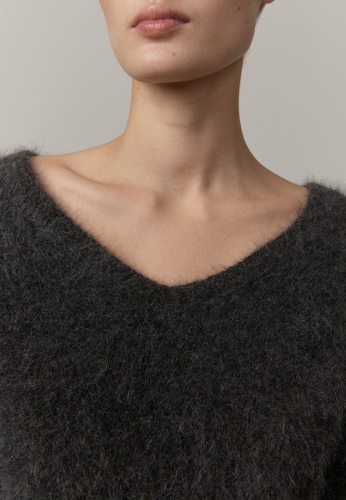 SIMONA KNIT BLOUSE IN GREY KNIT HERSKIND