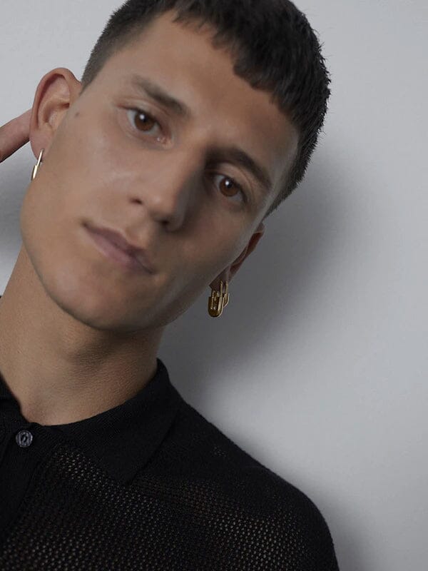SCHOENHAUSER PAIR EARRINGS IN GOLD EARRING MARIA BLACK