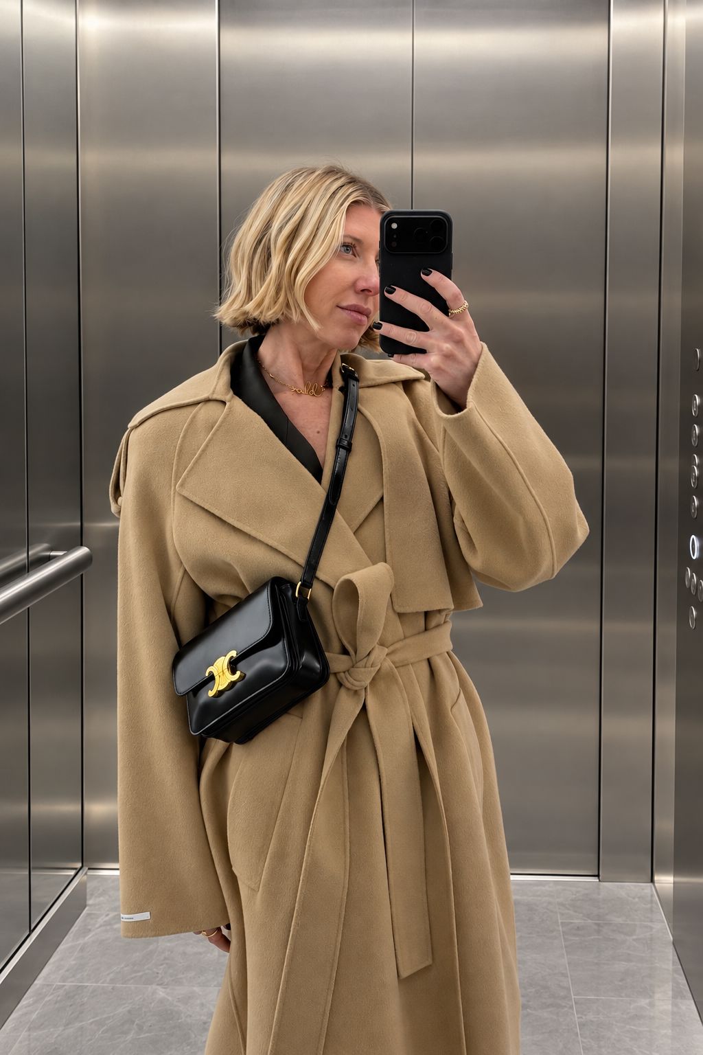 FIORE WOOL TRENCH COAT COAT SPORTMAX