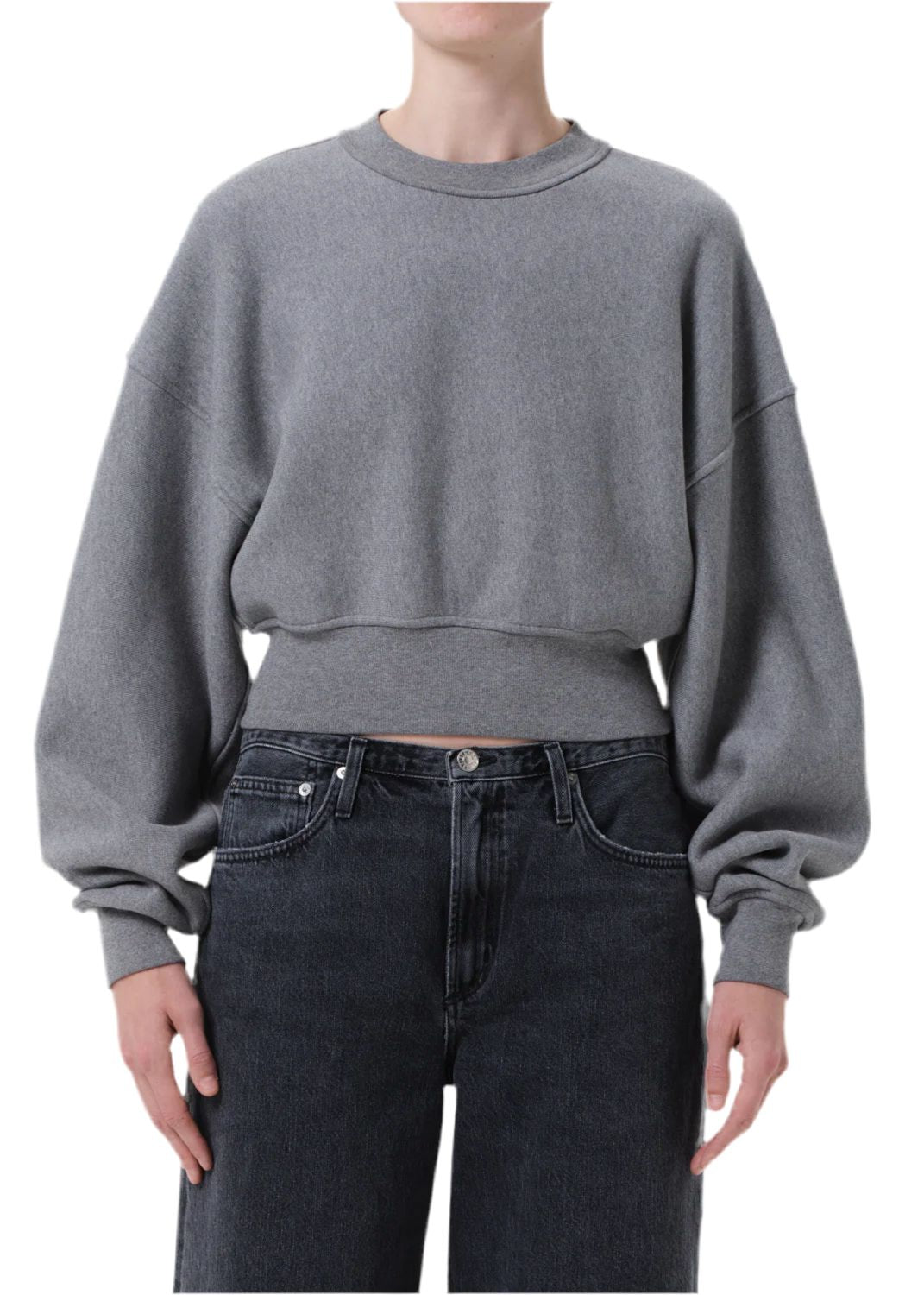 KIT SWEATSHIRT IN GREY SWEATSHIRT AGOLDE