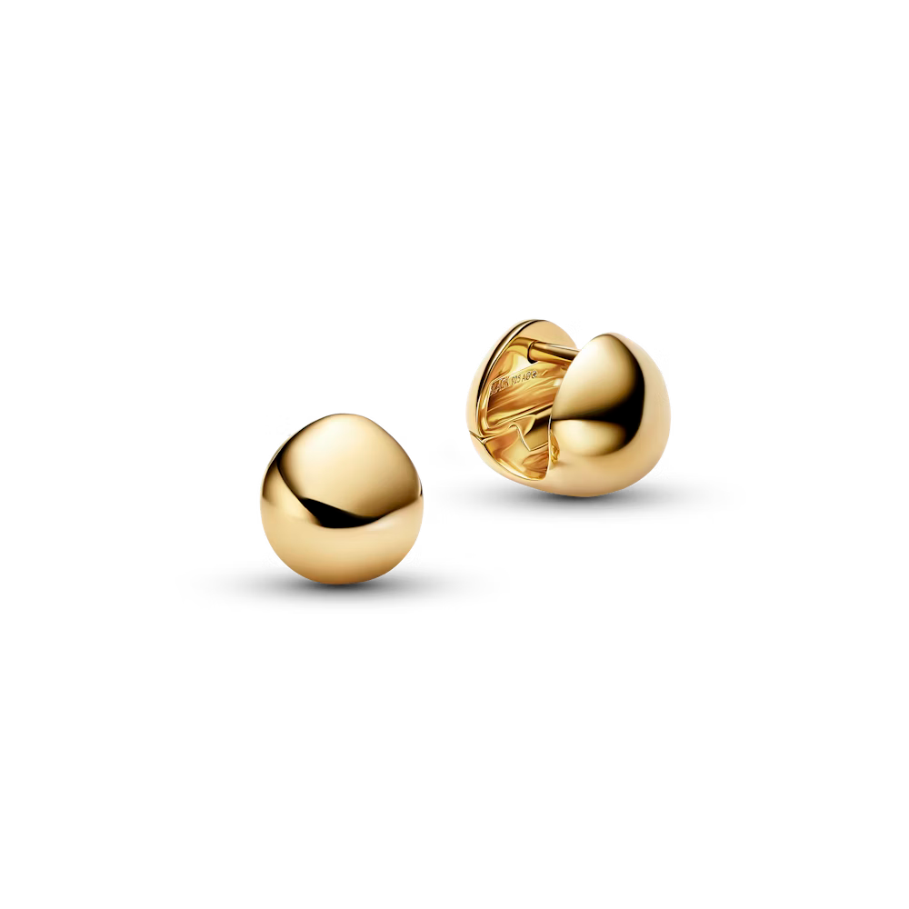 FLYNN HUGGIE PAIR IN GOLD EARRINGS MARIA BLACK