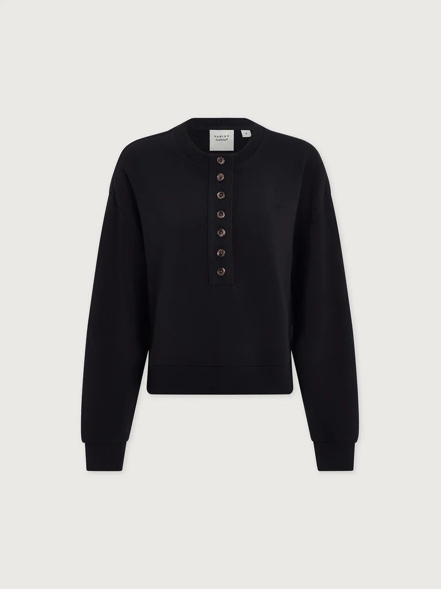 KIARA CROP SWEAT IN BLACK SWEATER VARLEY
