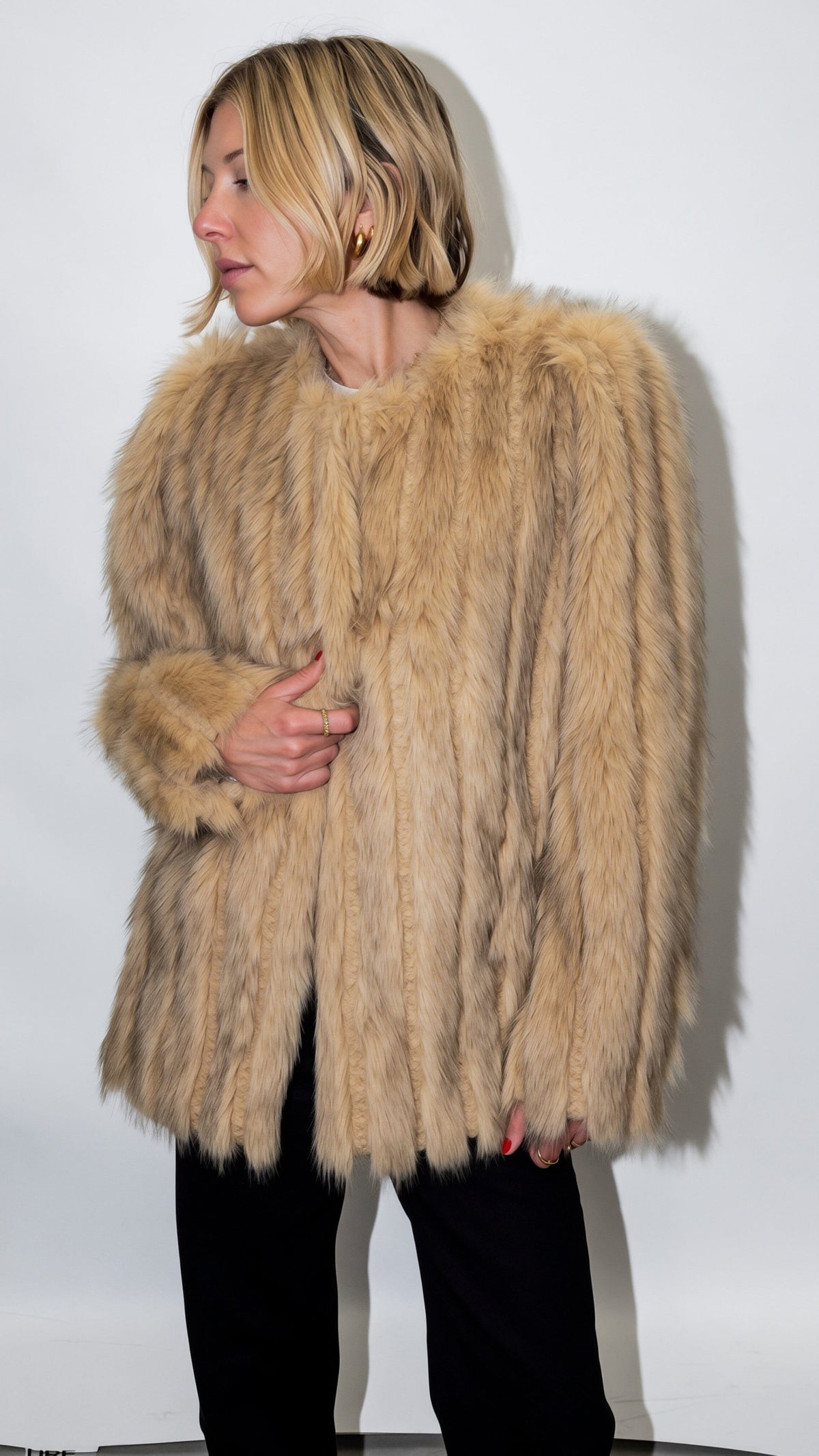 SAWYER JACKET IN CREAM JACKET STAND STUDIO