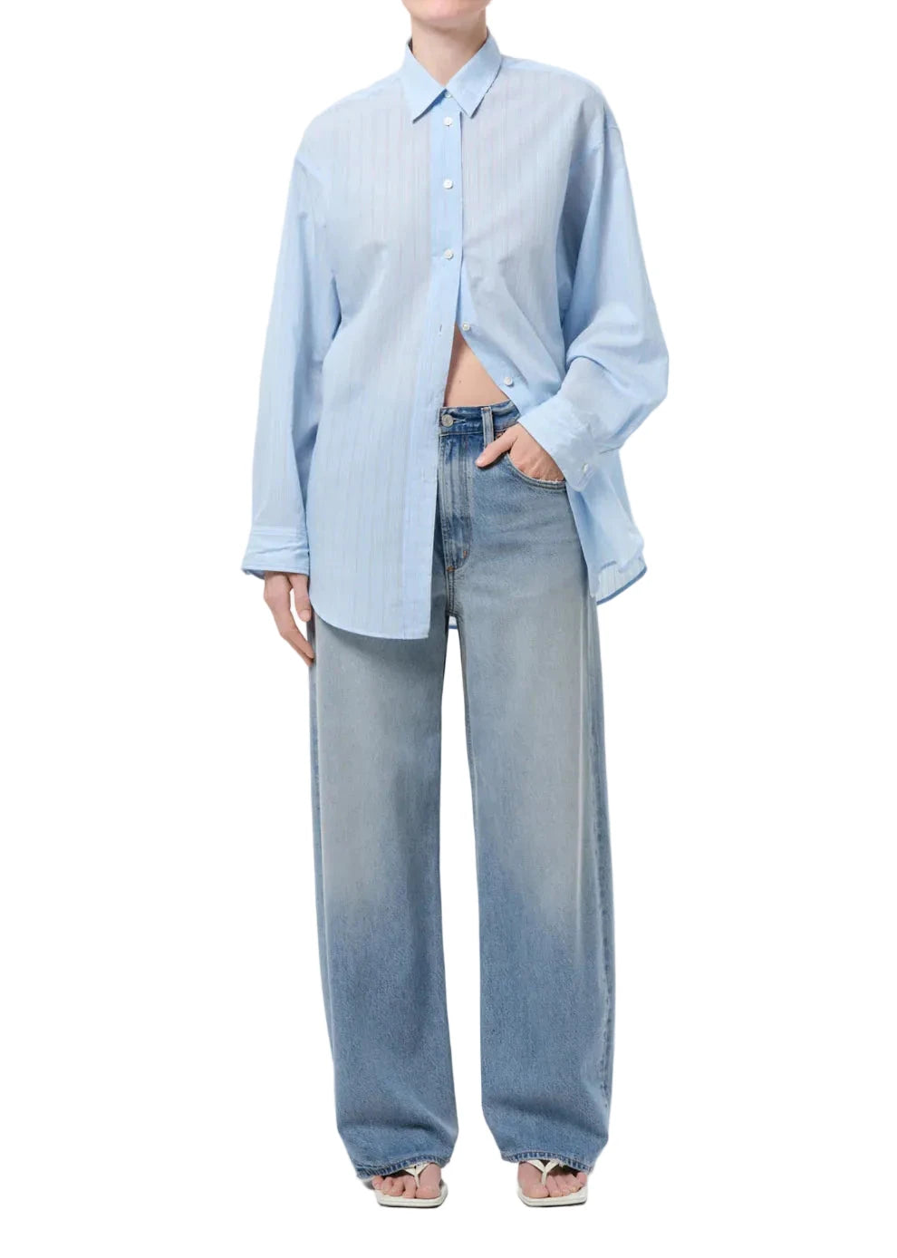 LOW CURVE FLYWEIGHT IN RESET JEANS AGOLDE