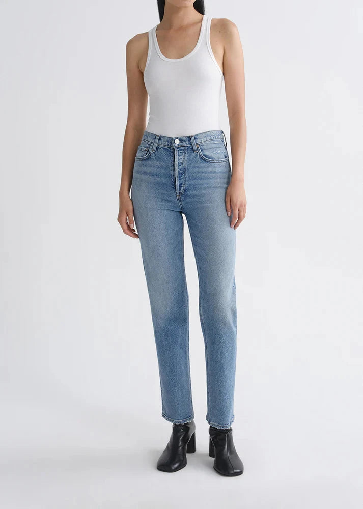 90’S PINCH WAIST LONG IN RENEW JEANS AGOLDE