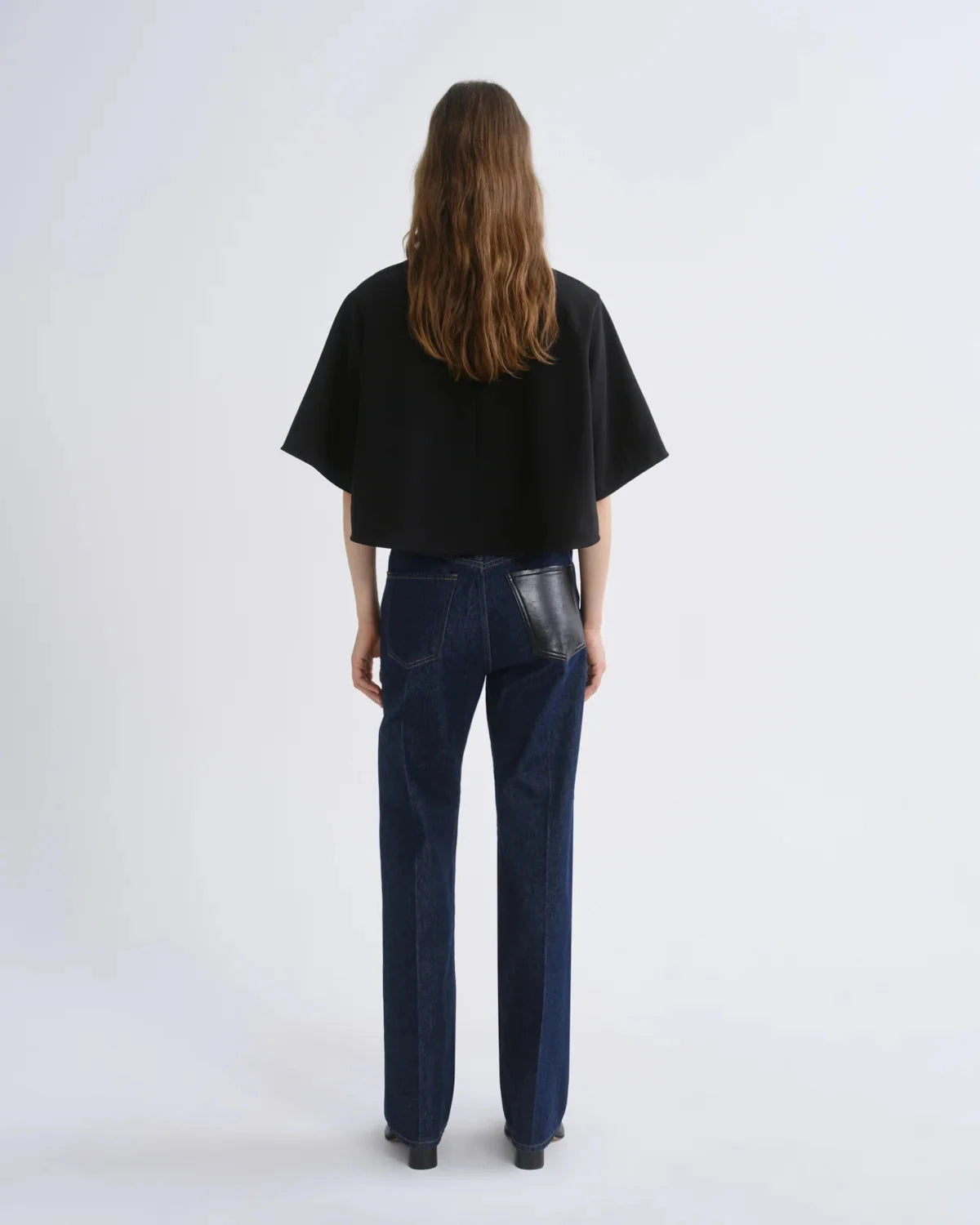 ROM TOP IN BLACK TOP AGOLDE